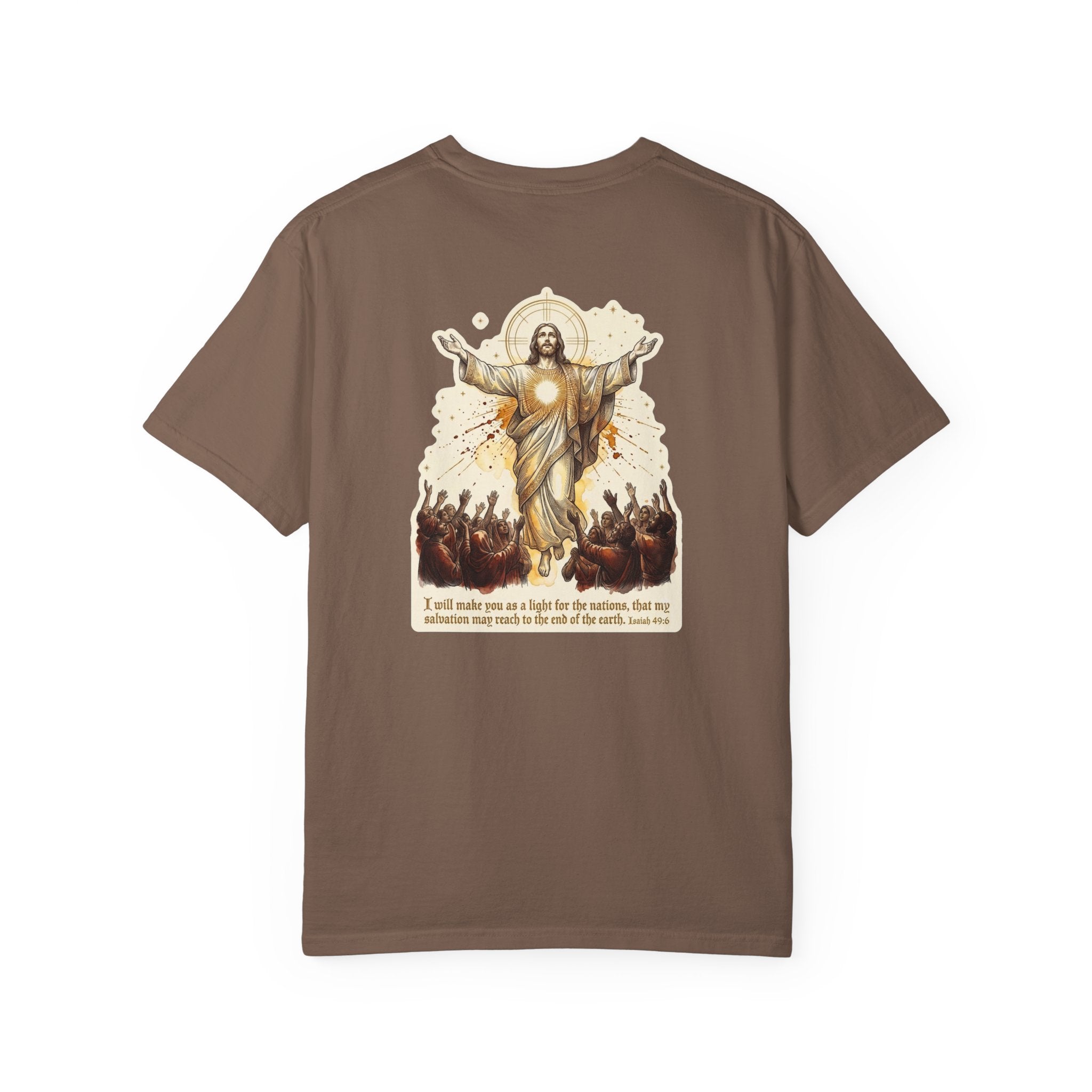 Christian Resurrection T‑Shirt — Jesus with Three Crosses Graphic