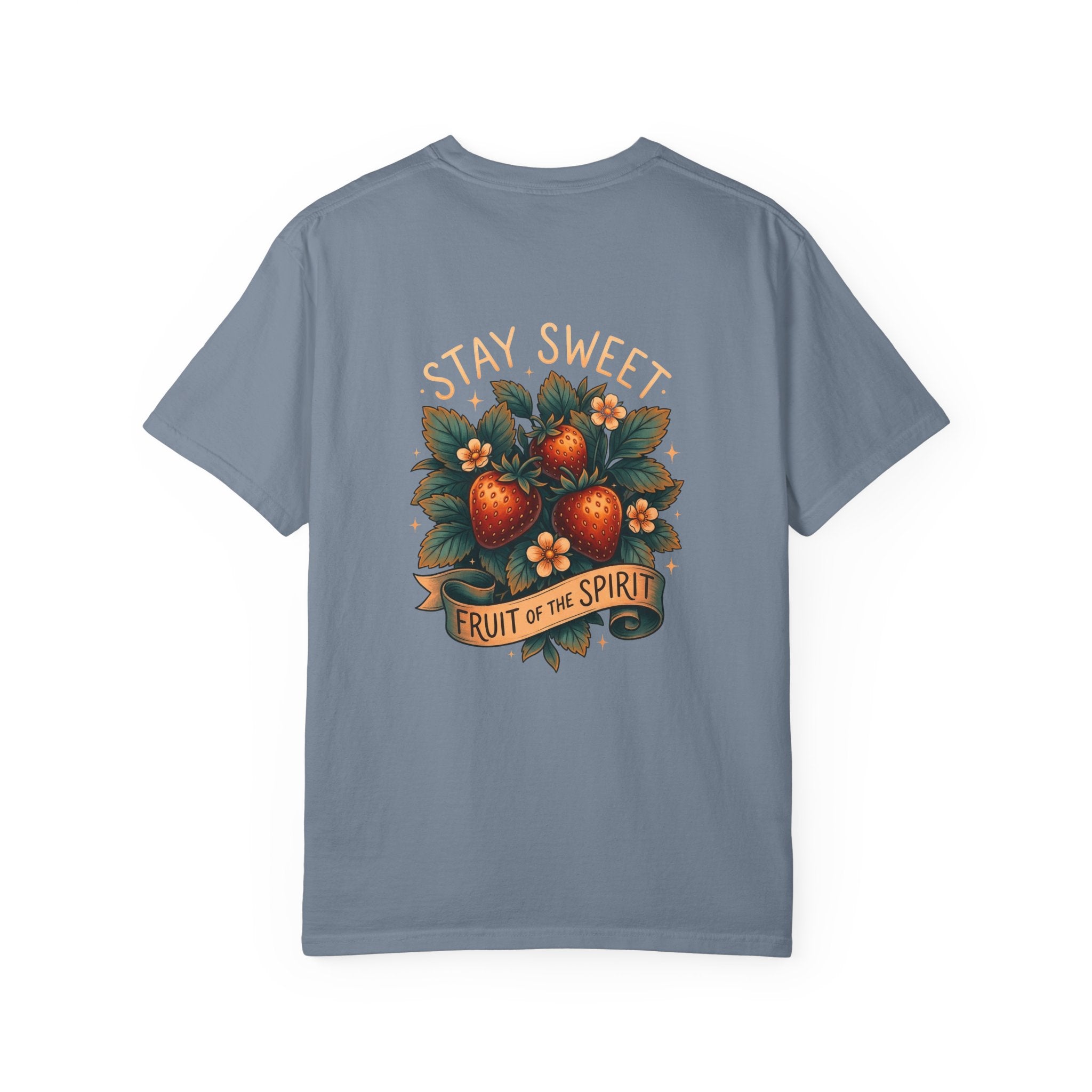 Christian T-Shirt — 'Stay Sweet: Fruit of the Spirit' Graphic Tee ALT COLOR