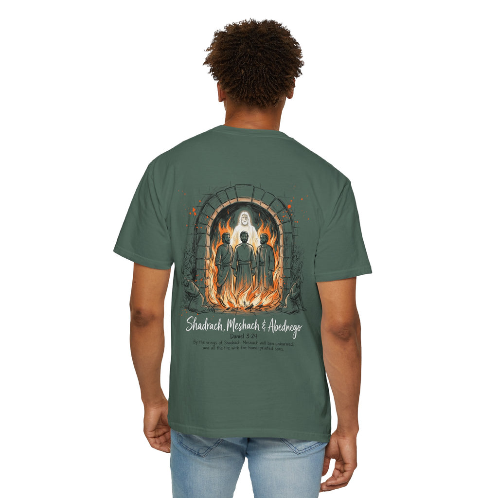 Faith T-Shirt — Shadrach, Meshach & Abednego Fiery Furnace Graphic Tee