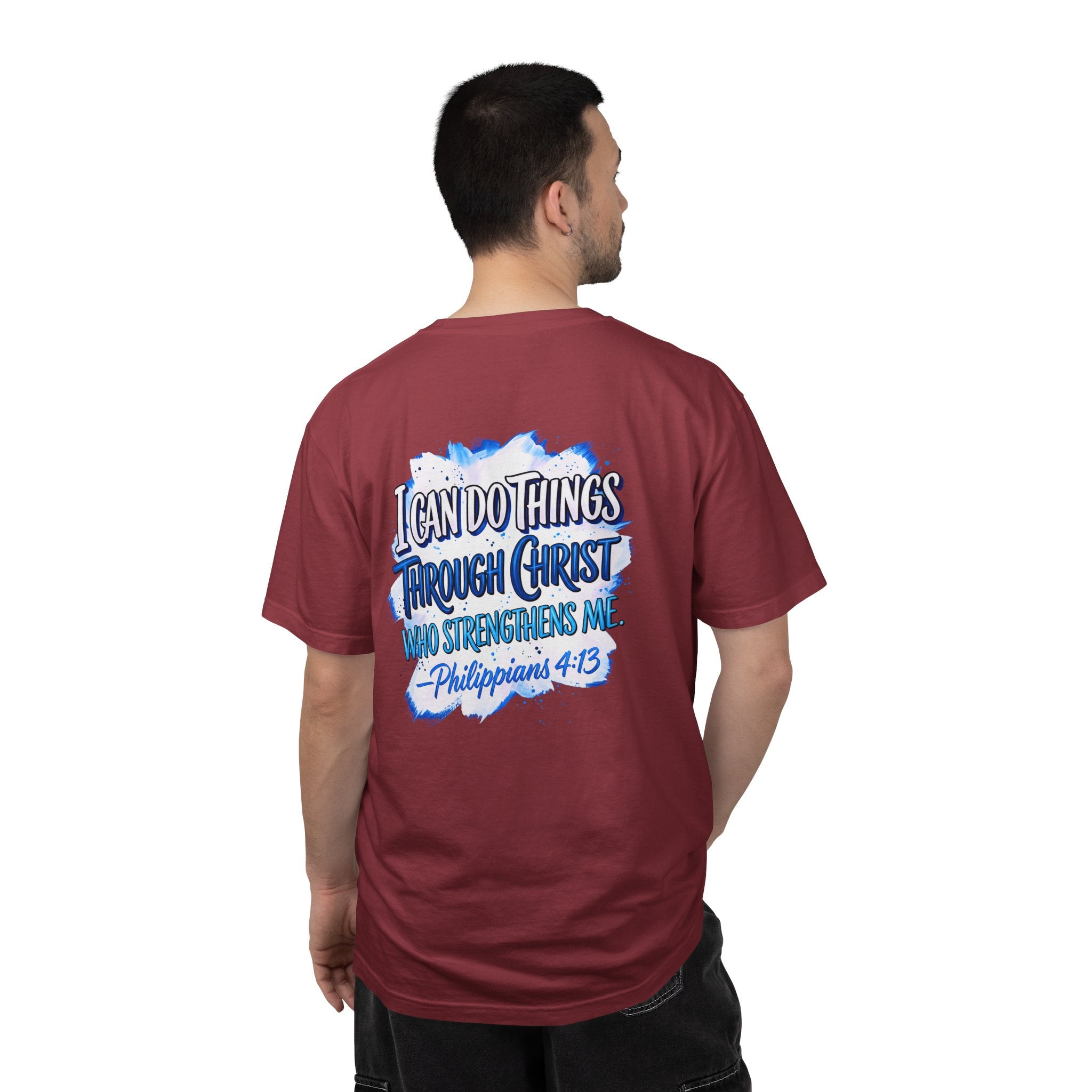 Christian T-Shirt — “I Can Do All Things Through Christ” Philippians 4:13 Tee