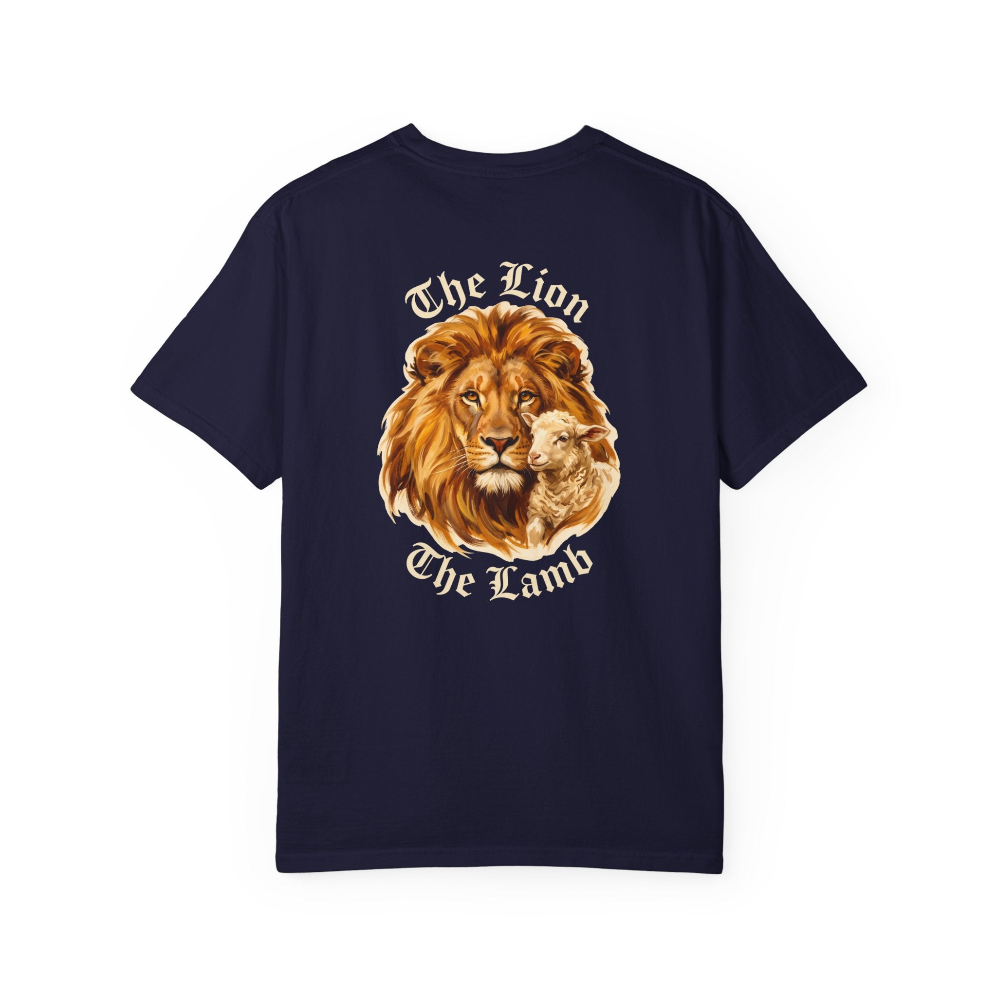 Lion and lamb T-shirt | Christian Cross Tee