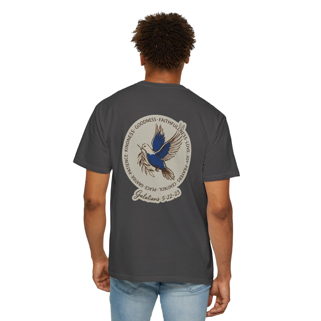 Christian Dove T-Shirt — Galatians 5:22-23 Fruit of the Spirit Tee