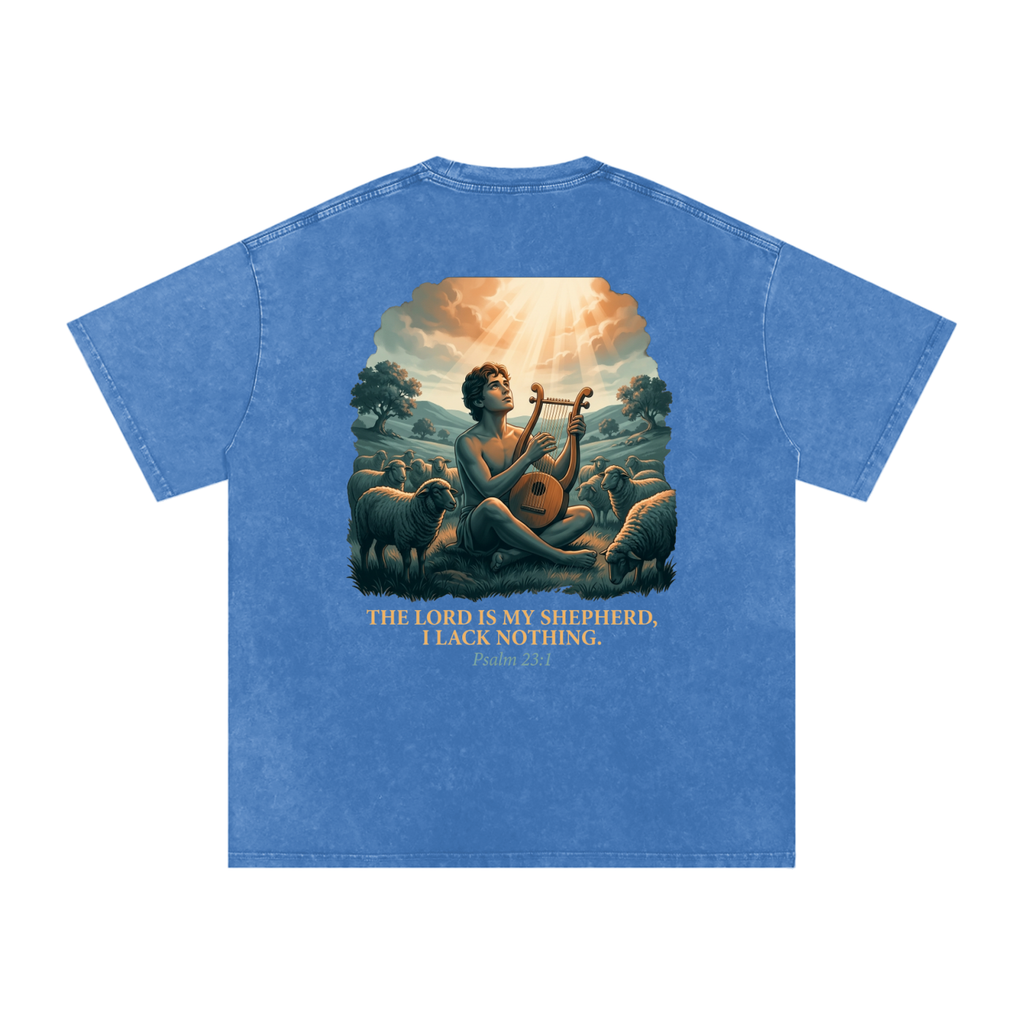 David Snow Washed Oversized Cotton T-Shirt