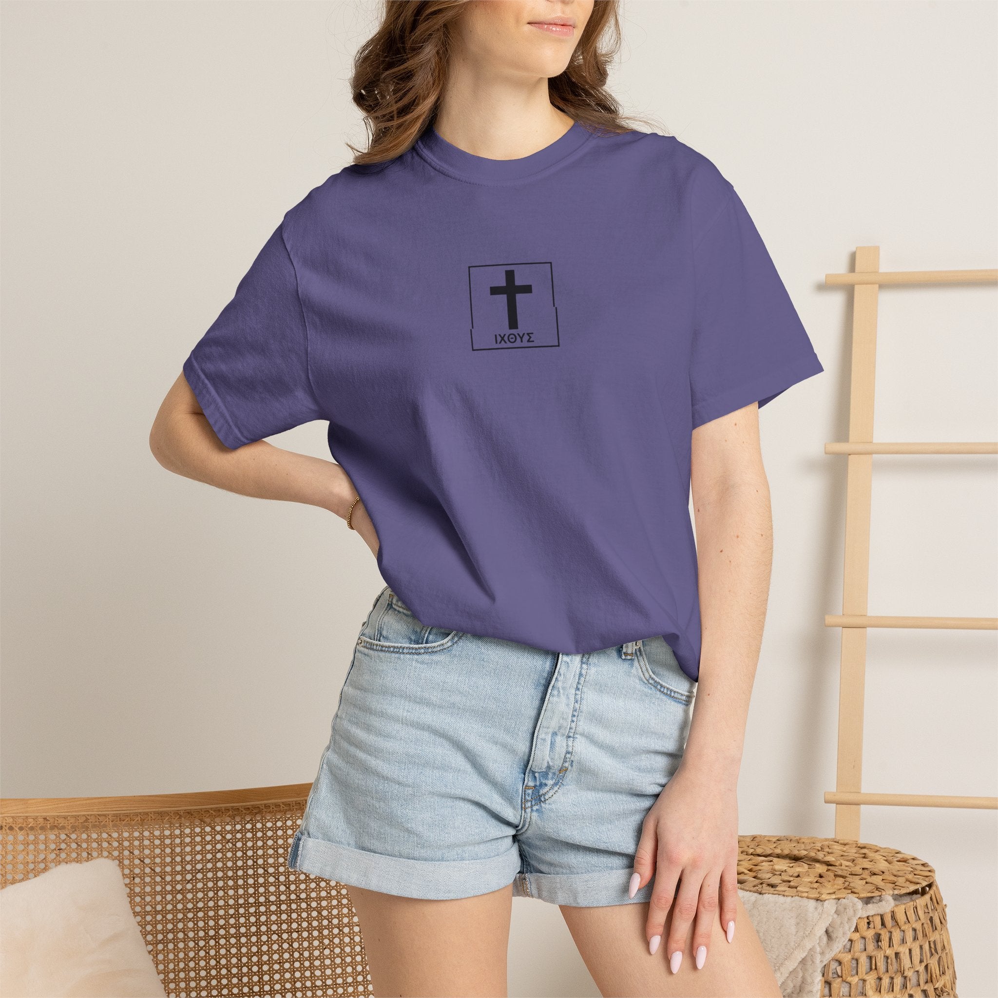 Hooked on Jesus T-Shirt — Christian Faith Graphic Tee (Mark 1:17)