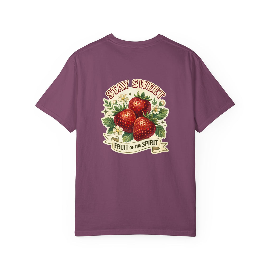 Fruit of the Spirit T‑Shirt — "Stay Sweet" Cross Graphic Tee