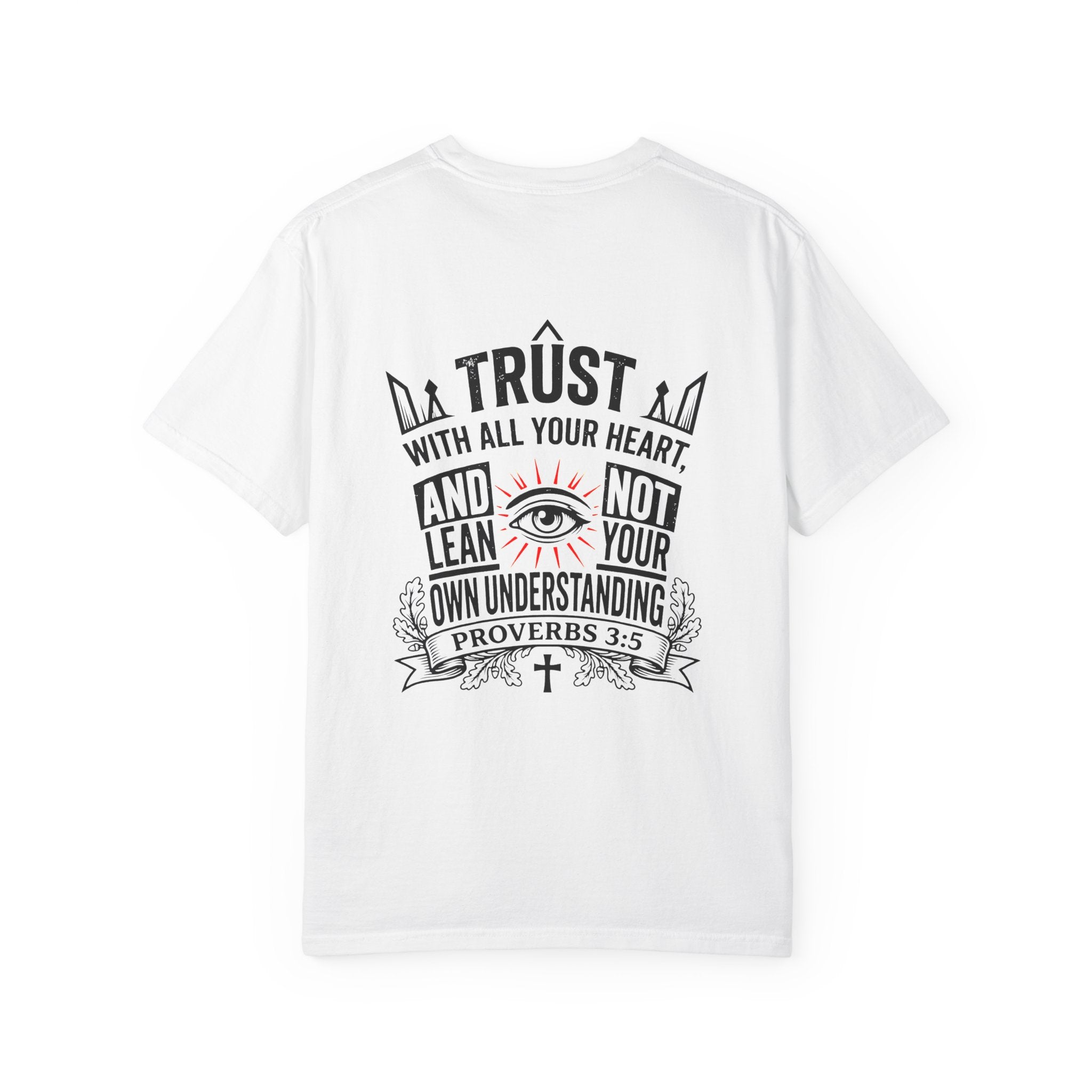 Proverbs 3:5 Cross T-Shirt — "Trust in the Lord" Christian Tee