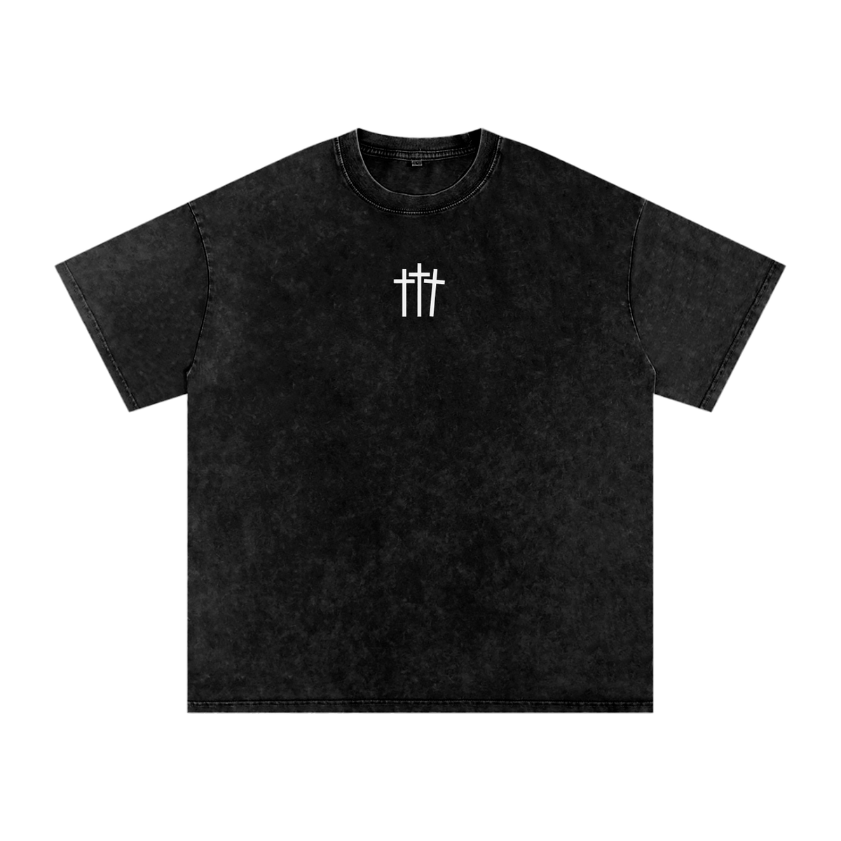 Jesus Christ Snow Washed Oversized Cotton T-Shirt