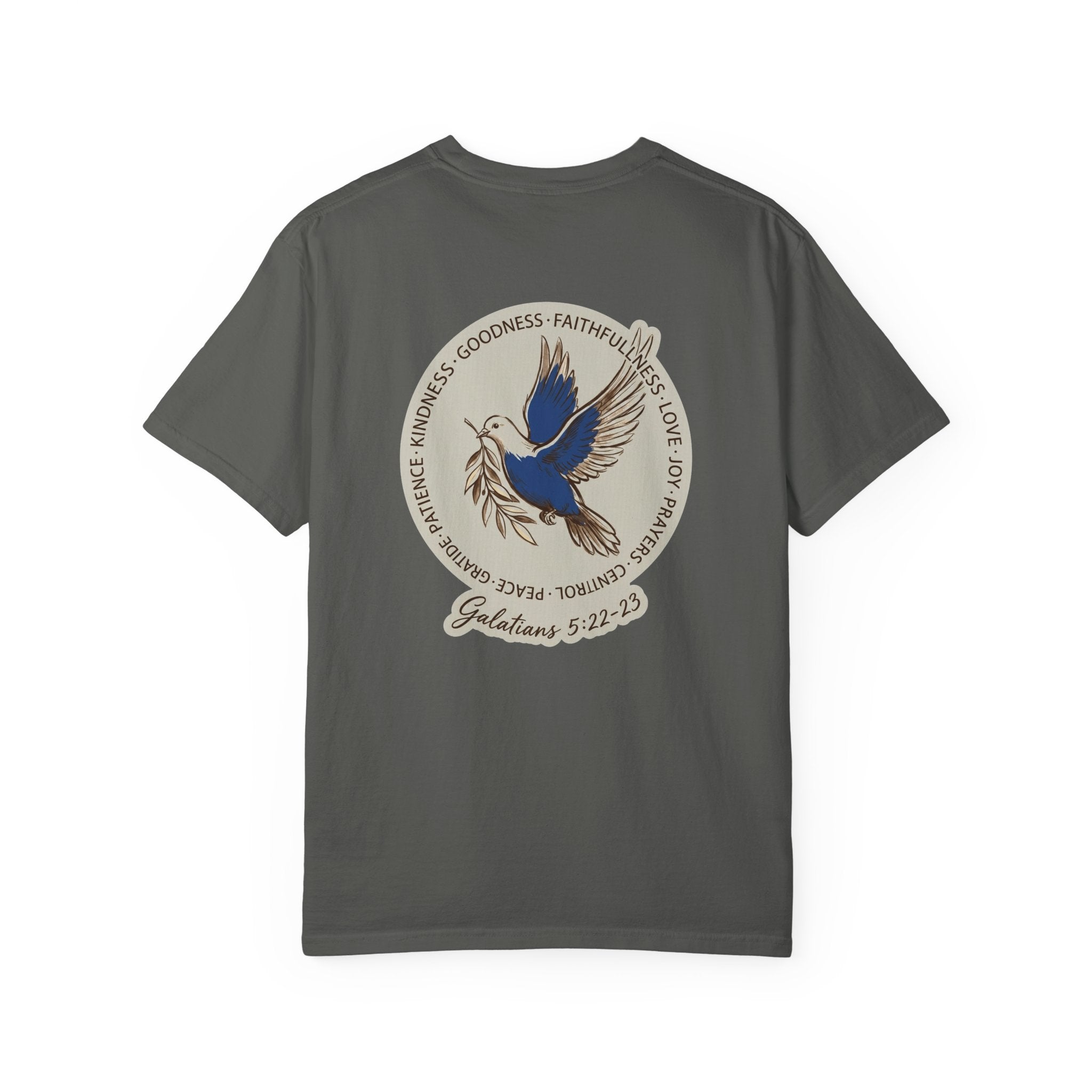 Christian Dove T-Shirt — Galatians 5:22-23 Fruit of the Spirit Tee