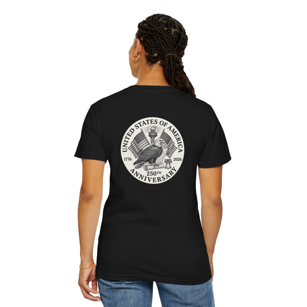 America 250th Anniversary T‑Shirt — Vintage Eagle Seal Tee