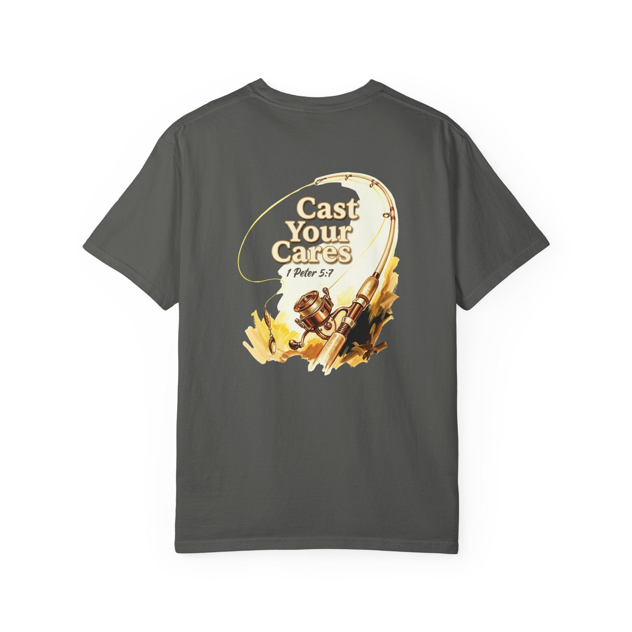 Cast your cares T-shirt | Christian Cross Tee