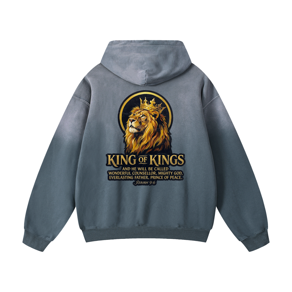 King of Kings Heavyweight Sunfade Oversized Hoodie
