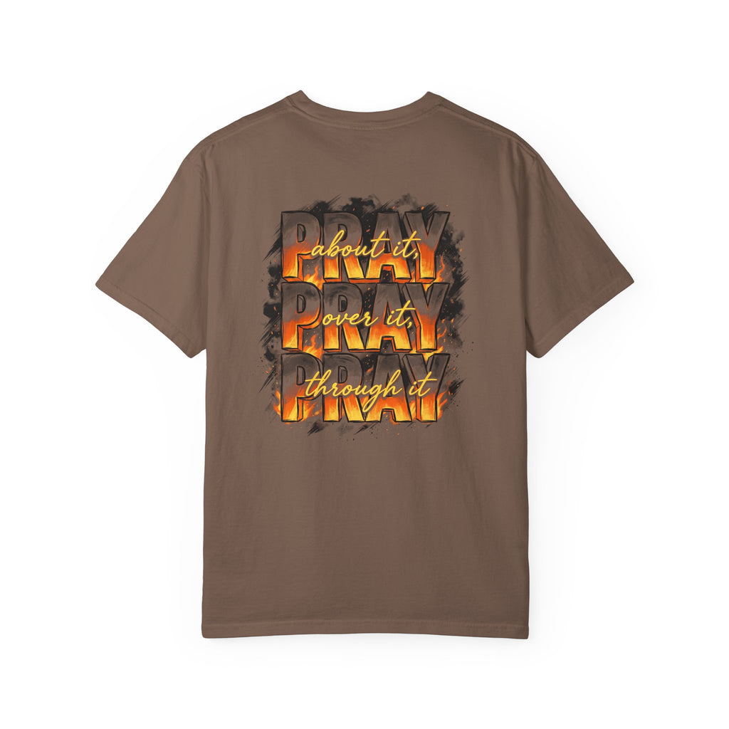 Pray about it T-shirt | Christian Cross Tee ALT COLOR