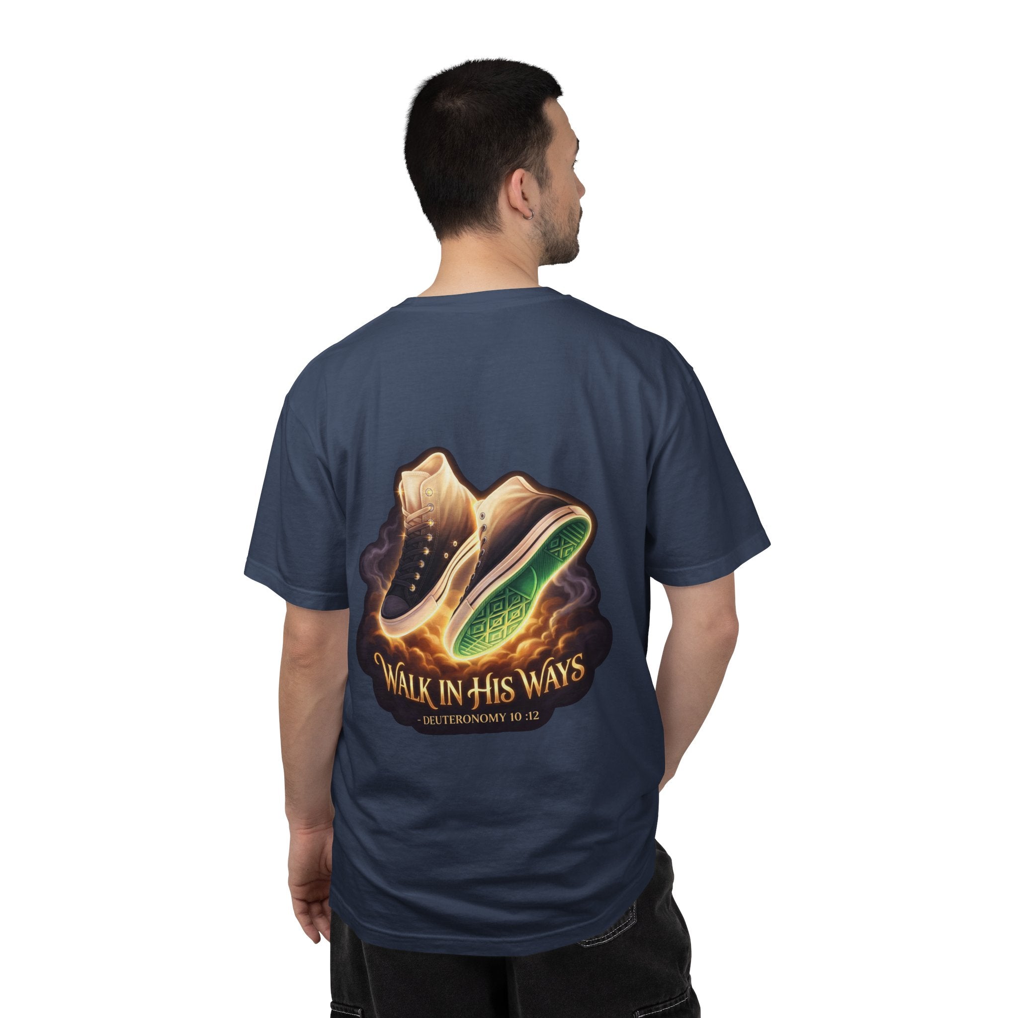 Christian Cross T-Shirt — 'Walk in His Ways' Graphic Tee