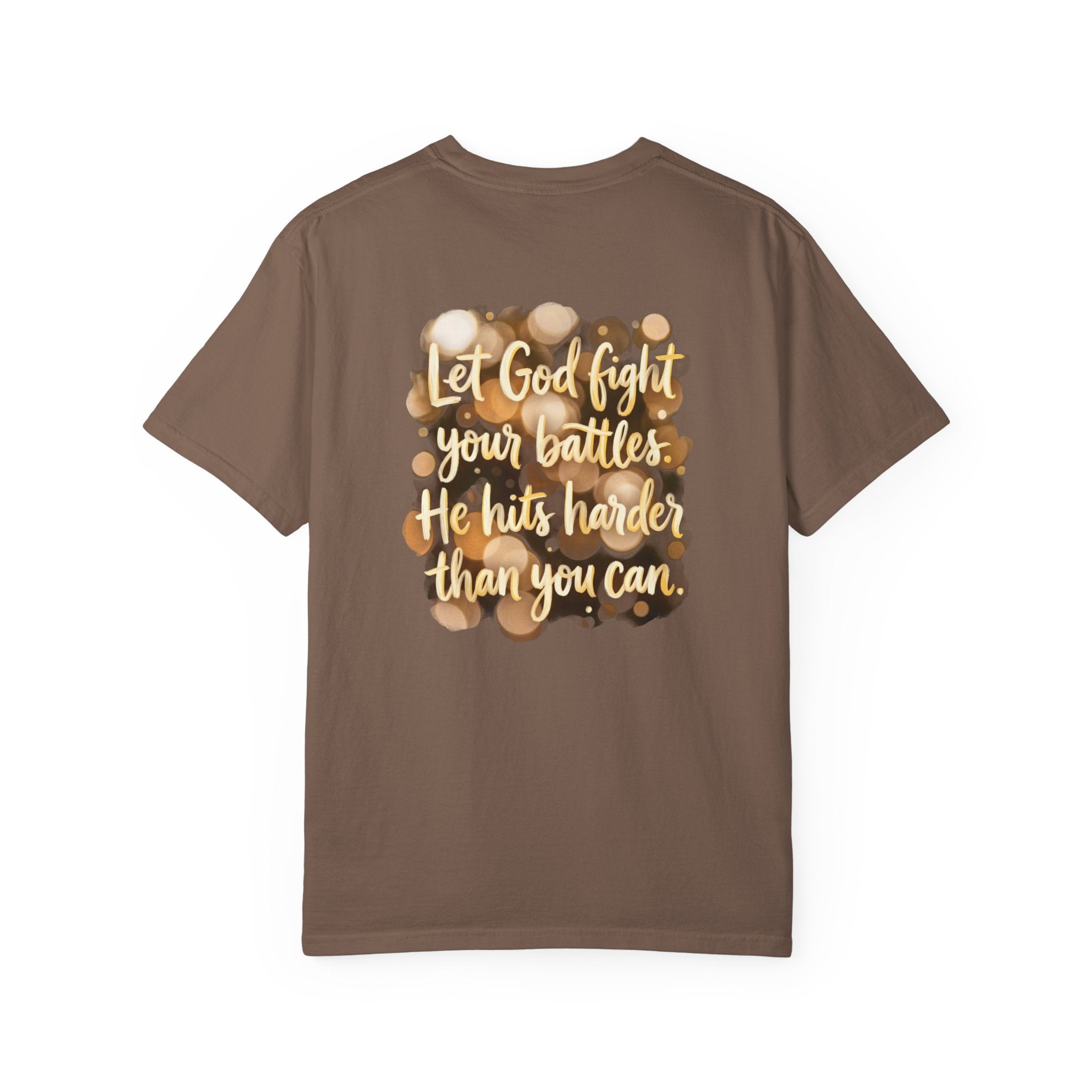 God fight your battles T-shirt | Christian Cross Tee