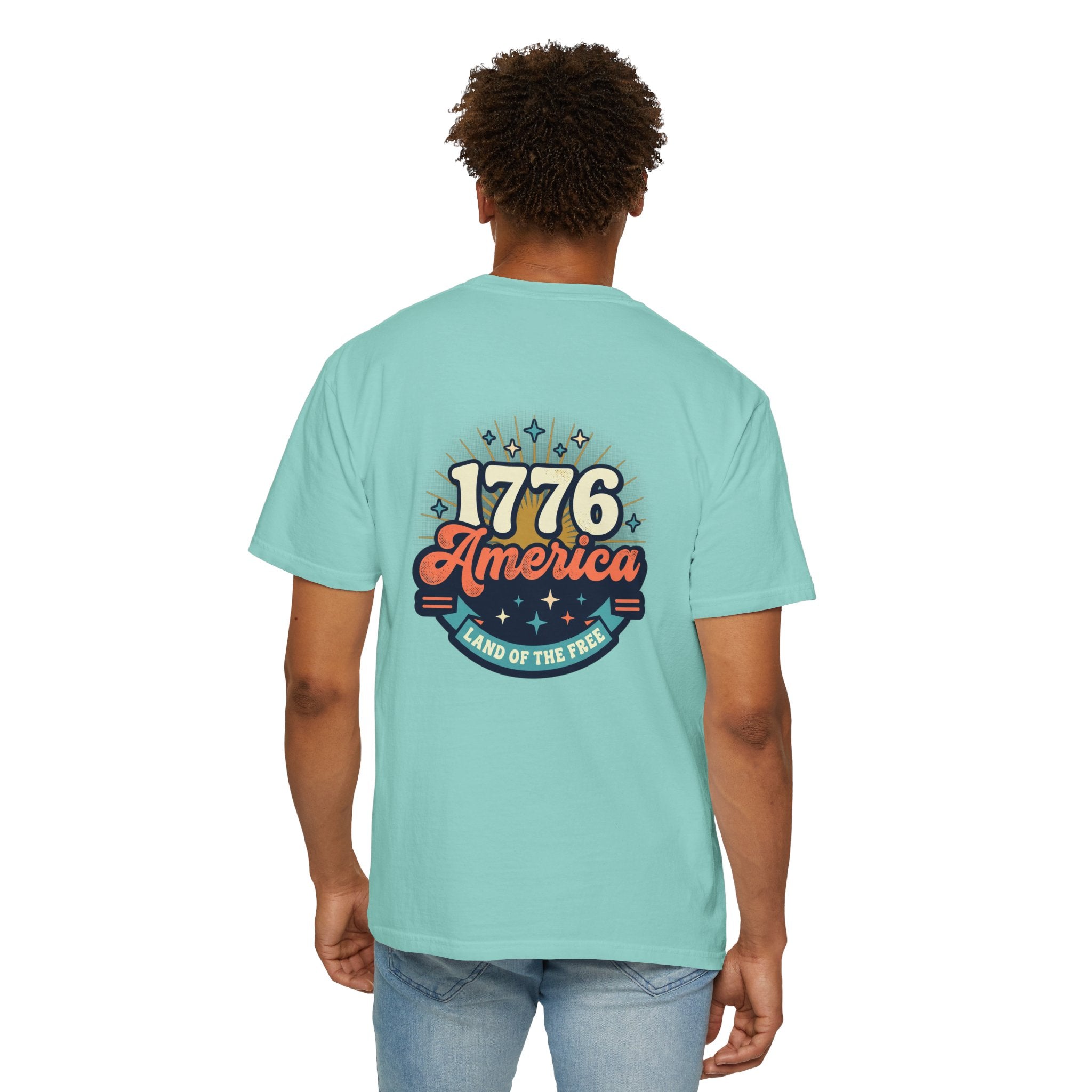 America 1776 Graphic T-Shirt — Patriotic ‘Land of the Free’ Tee