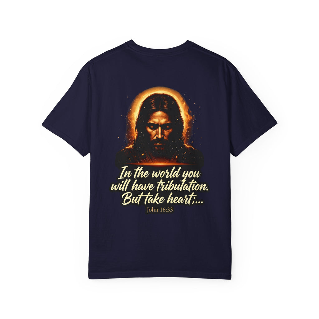 But take heart T-shirt | Christian Cross Tee