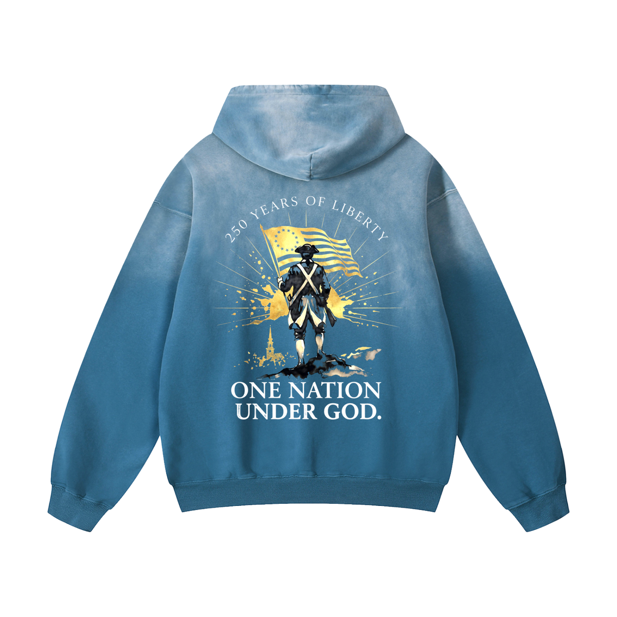 One Nation Heavyweight Sunfade Oversized Hoodie