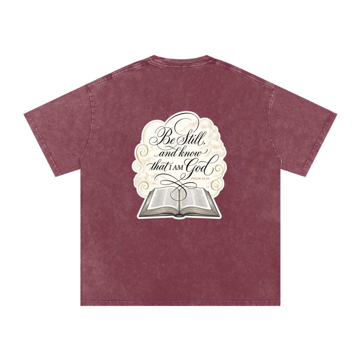 I AM Snow Washed Oversized Cotton T-Shirt