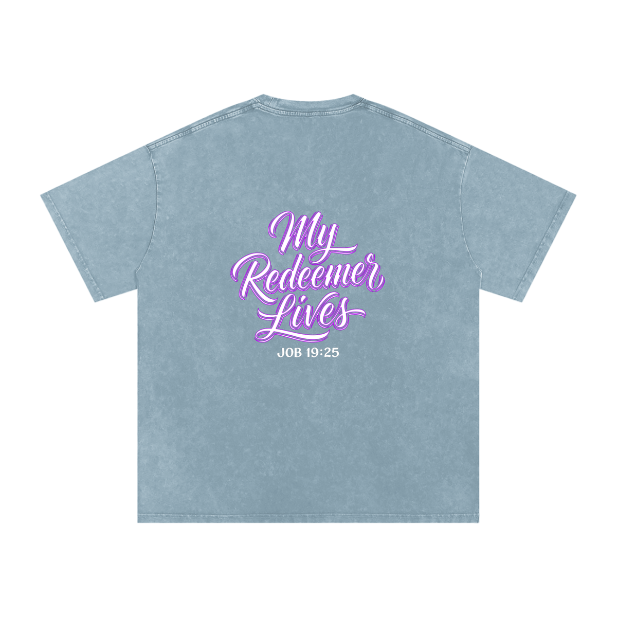 Redeemer Snow Washed Oversized Cotton T-Shirt