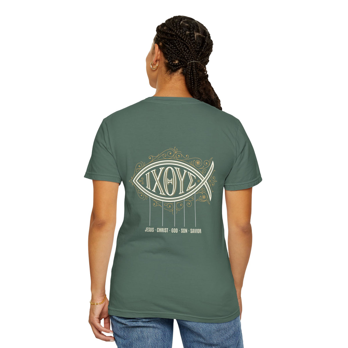 Christian Fish Symbol T-Shirt — Ichthys Faith Tee