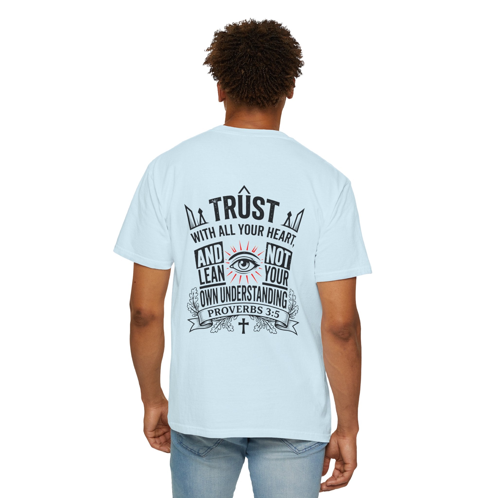 Proverbs 3:5 Cross T-Shirt — "Trust in the Lord" Christian Tee