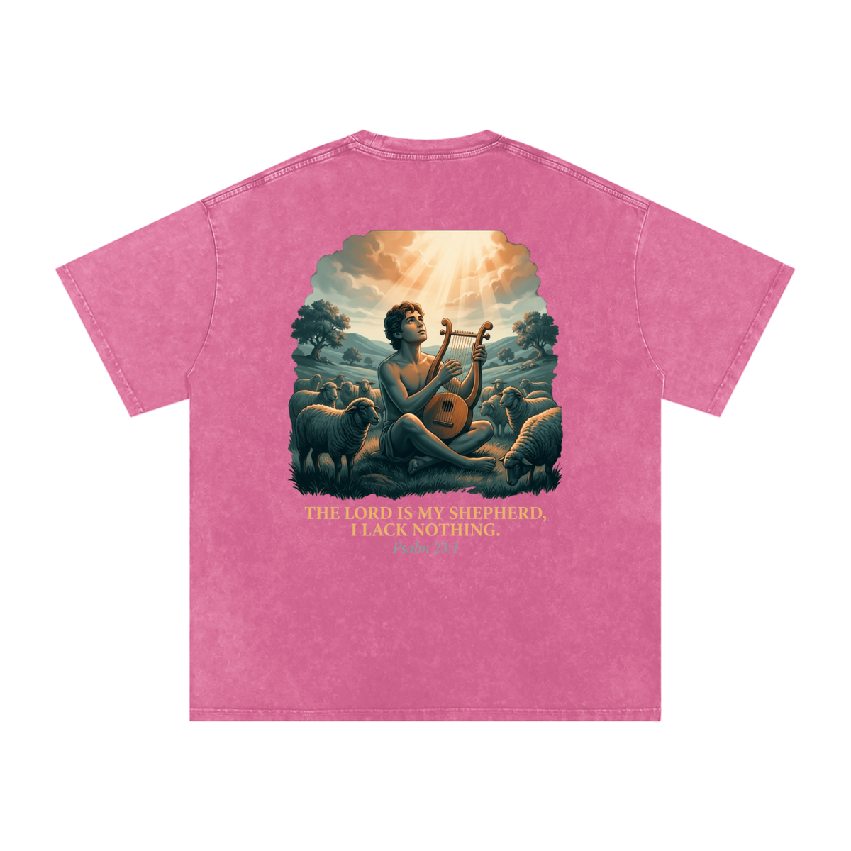 David Snow Washed Oversized Cotton T-Shirt