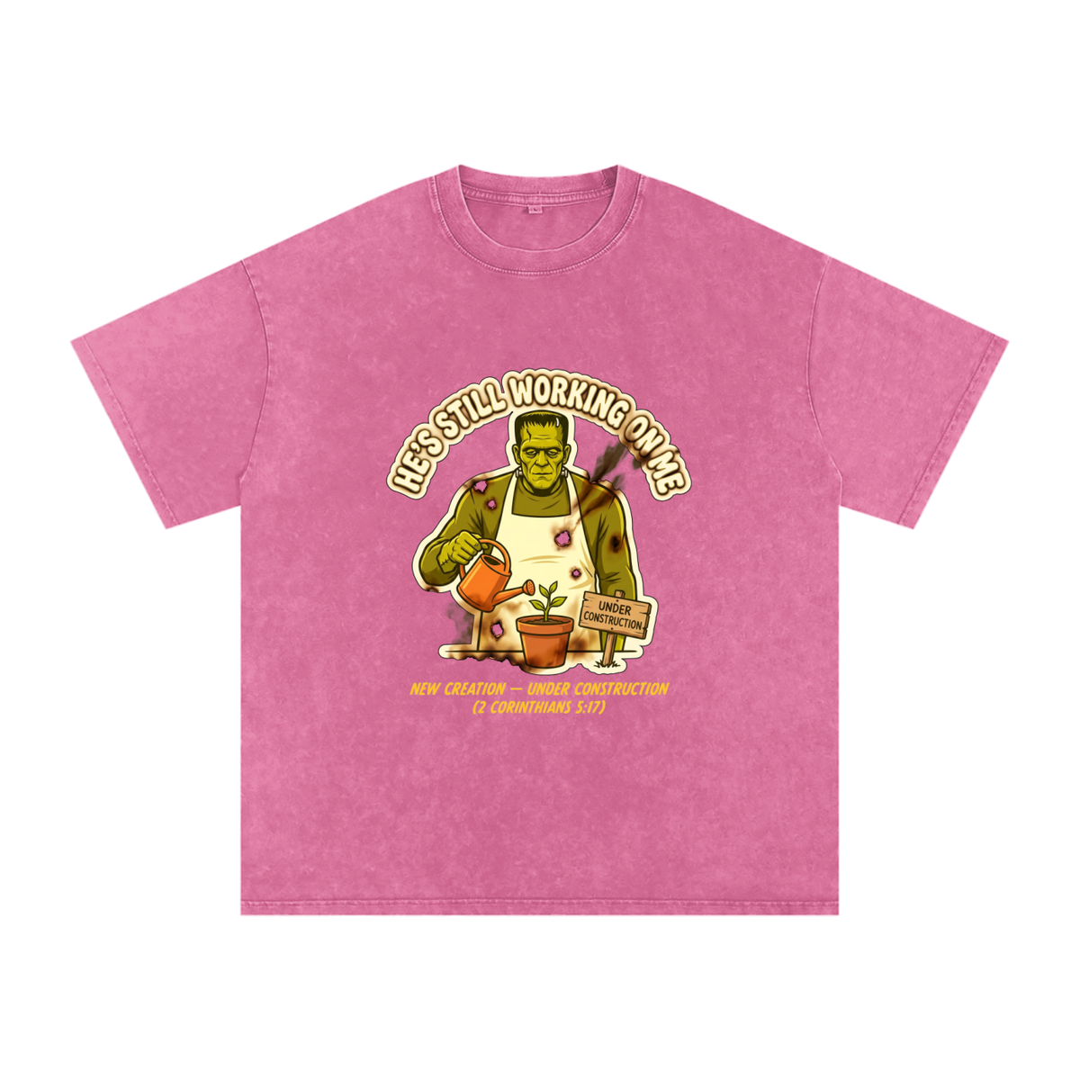 Franky Snow Washed Oversized Cotton T-Shirt