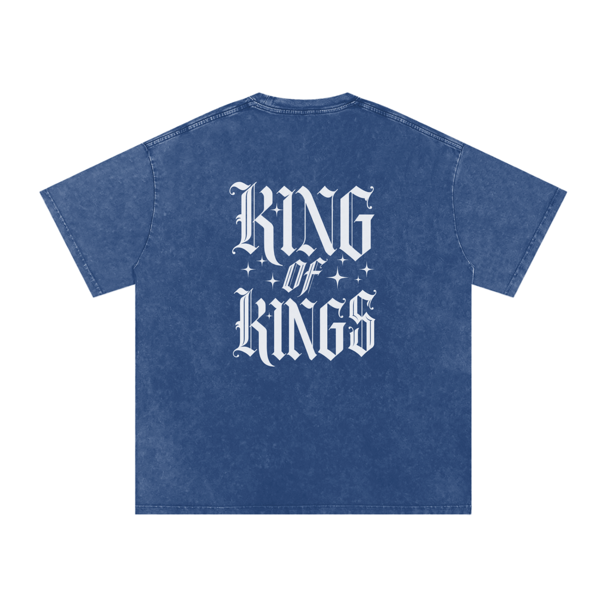 King of Kings Snow Washed Oversized Cotton T-Shirt