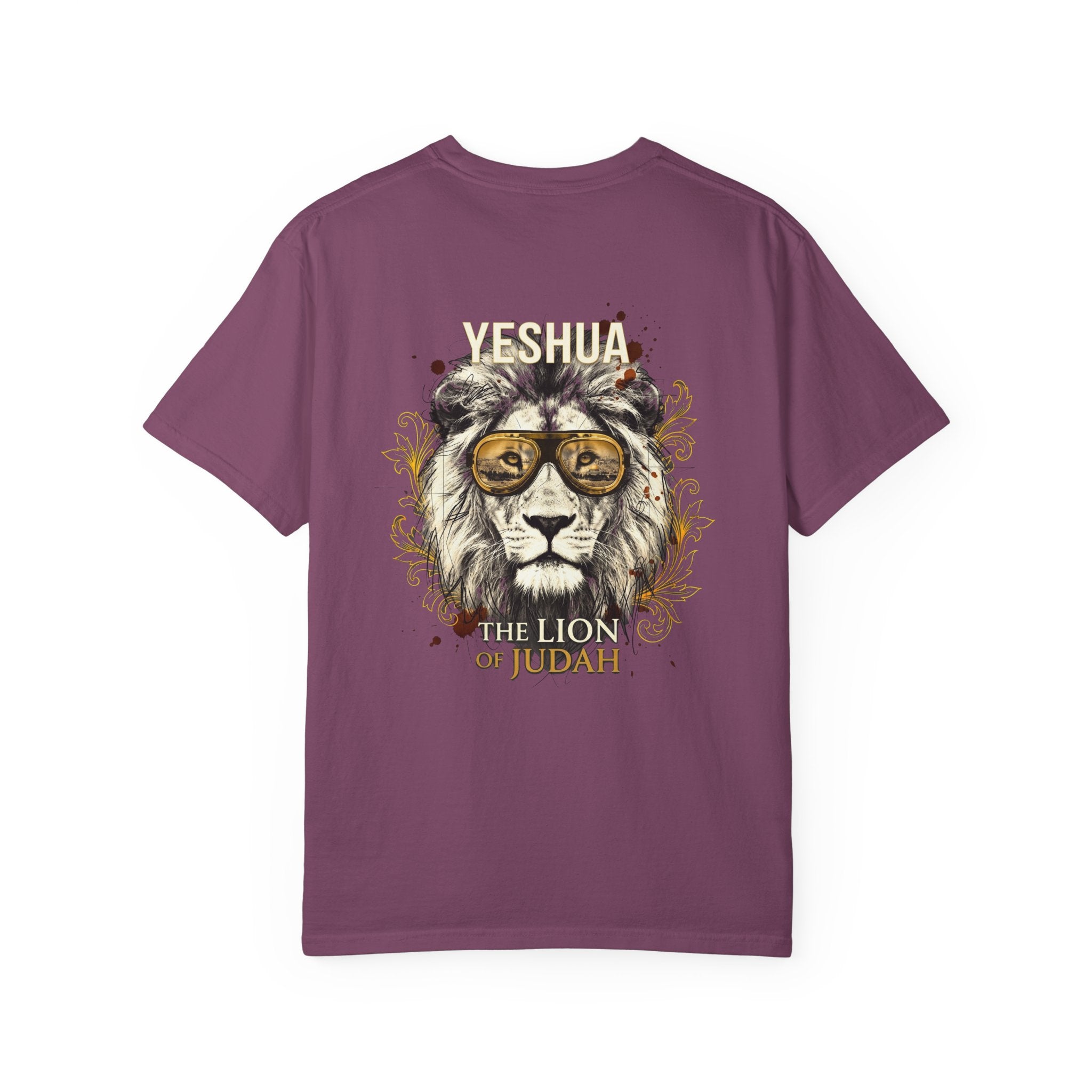 Yeshua Lion of Judah T-Shirt — Christian Cross Graphic Tee