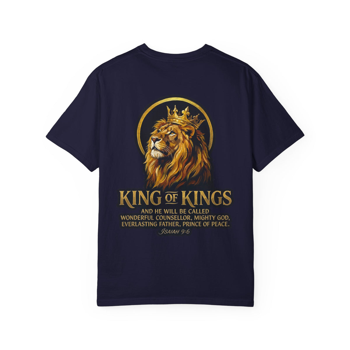 King of Kings T-Shirt — Lion Crown Christian Tee