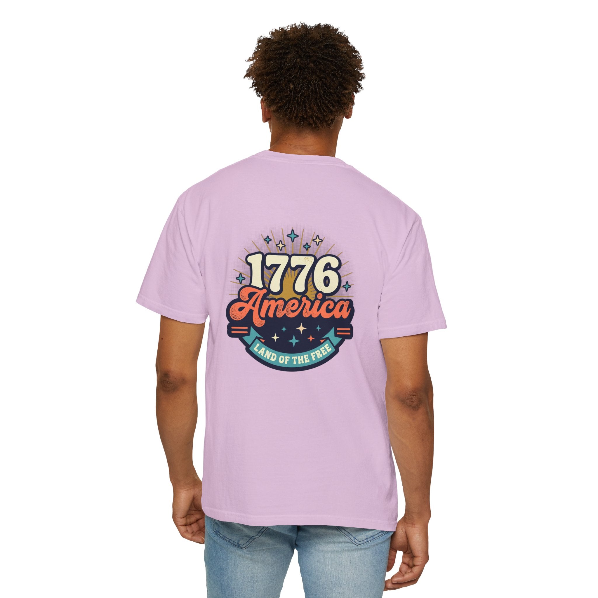 America 1776 Graphic T-Shirt — Patriotic ‘Land of the Free’ Tee