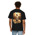 Christian T-Shirt — 'Look, I see heaven open and the Son of Man' Garment-Dyed Tee