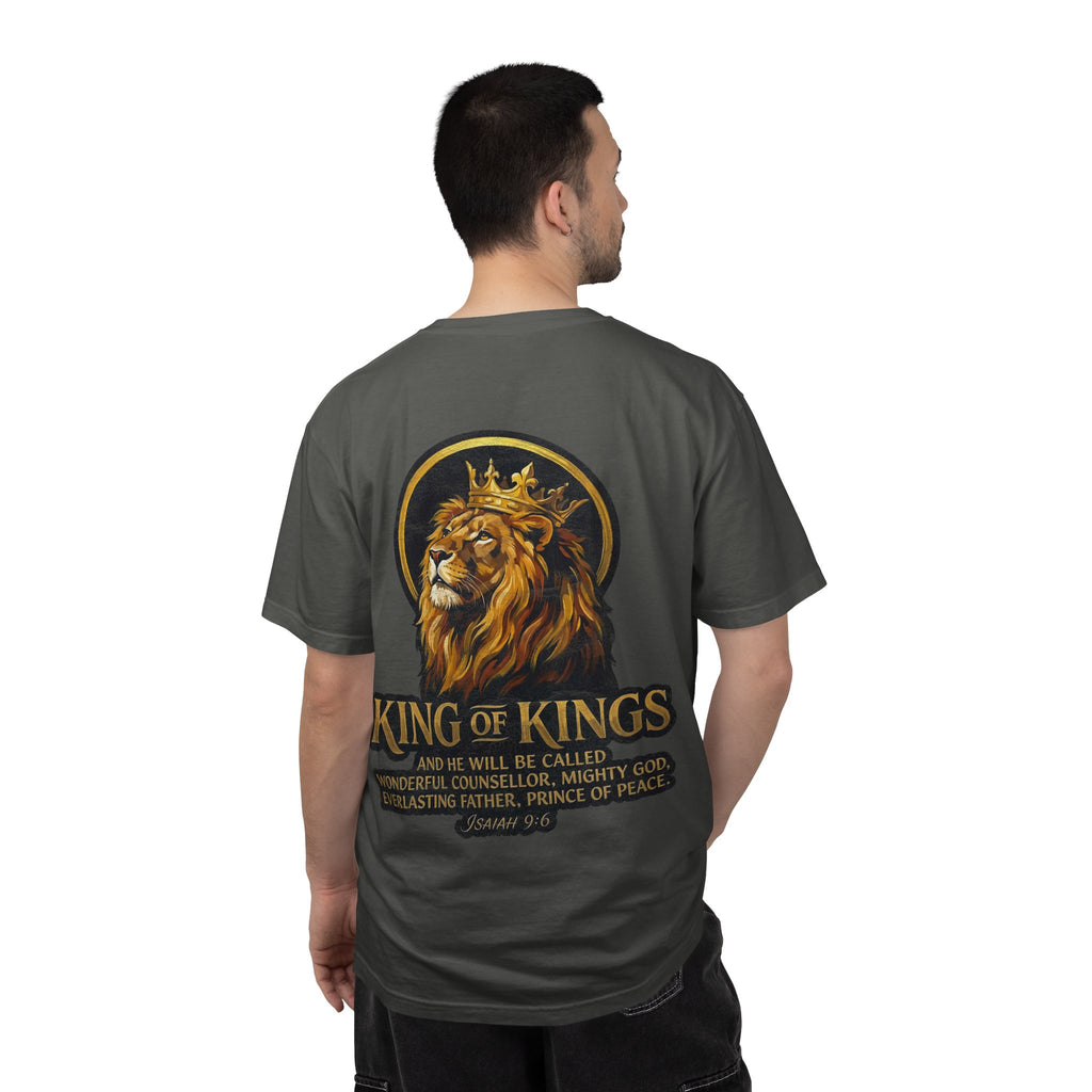 King of Kings T-Shirt — Lion Crown Christian Tee