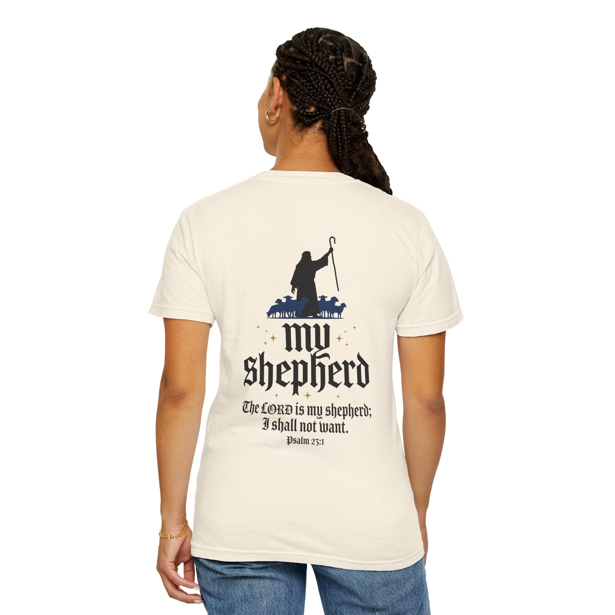 My Shepherd T-Shirt — Psalm 23 Christian Cross Tee