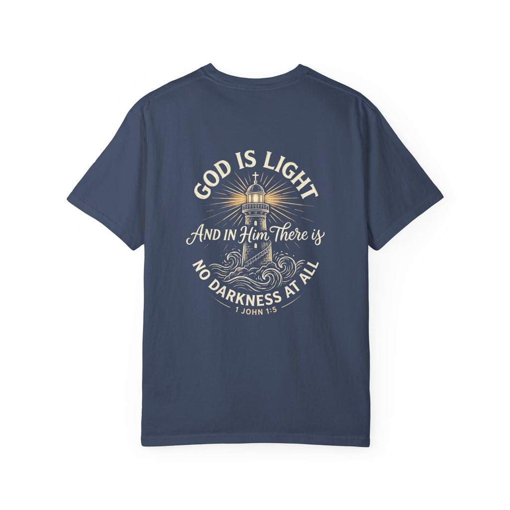 No darkness T-shirt | Christian Cross Tee