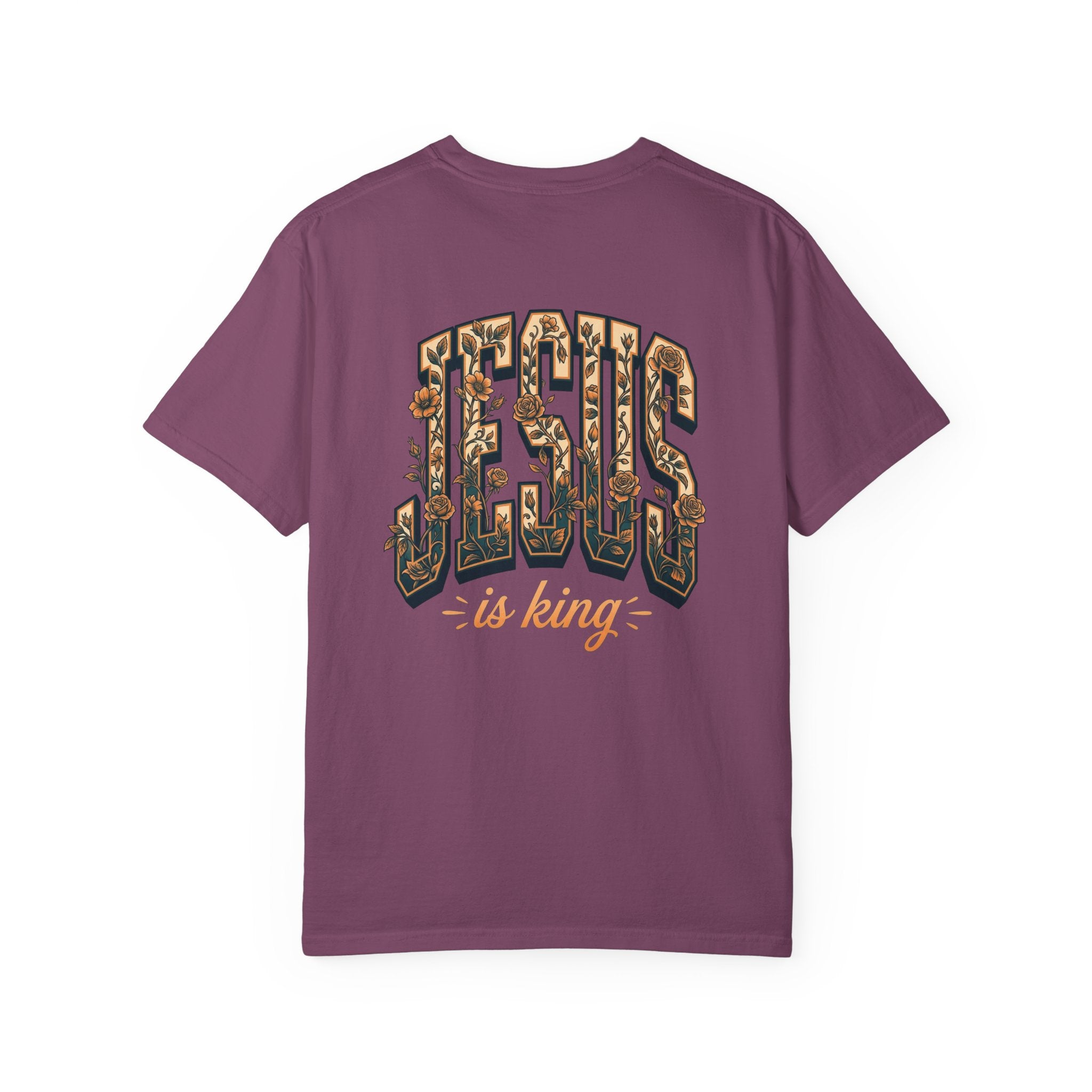 Jesus Is King T-Shirt — Three Crosses Graphic Christian Tee