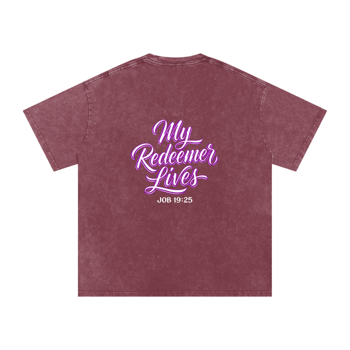 Redeemer Snow Washed Oversized Cotton T-Shirt