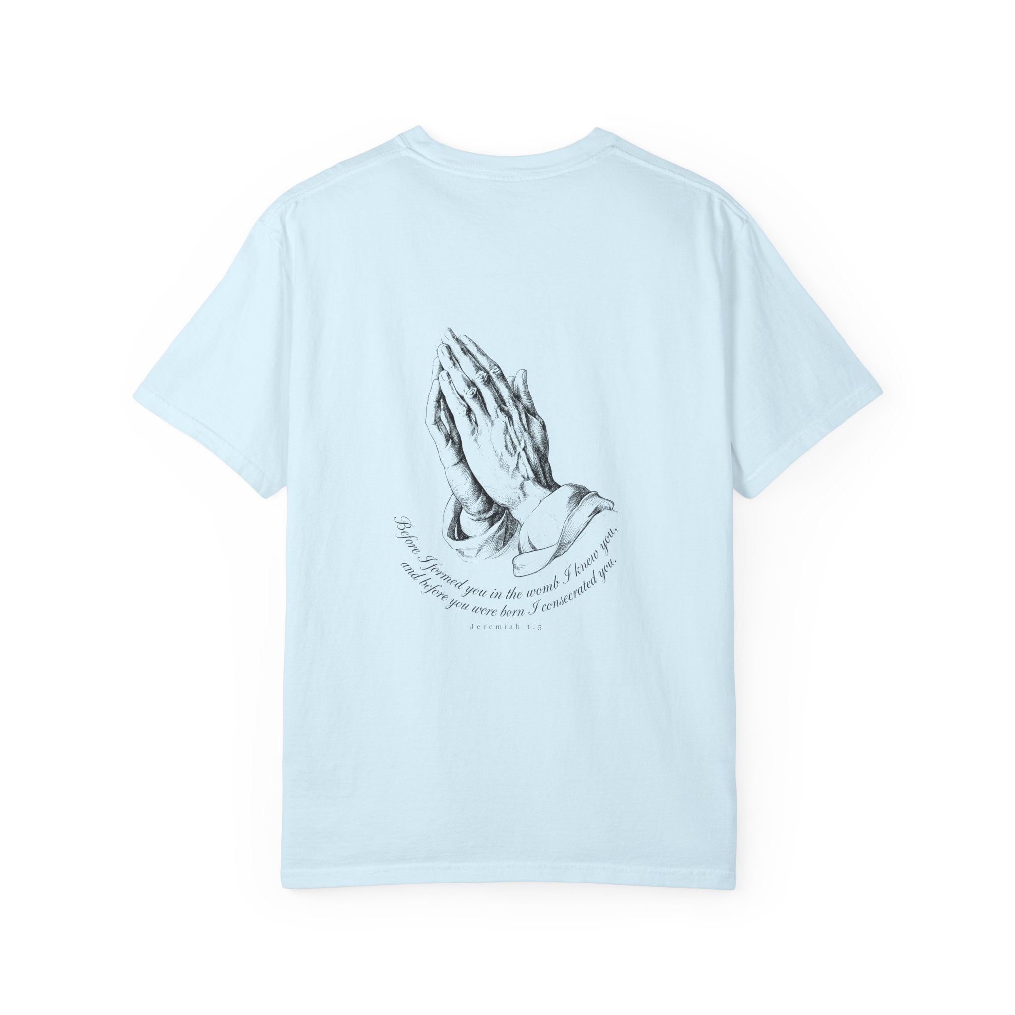 Praying Hands Graphic T-Shirt – Spiritual Vintage Prayer Tee
