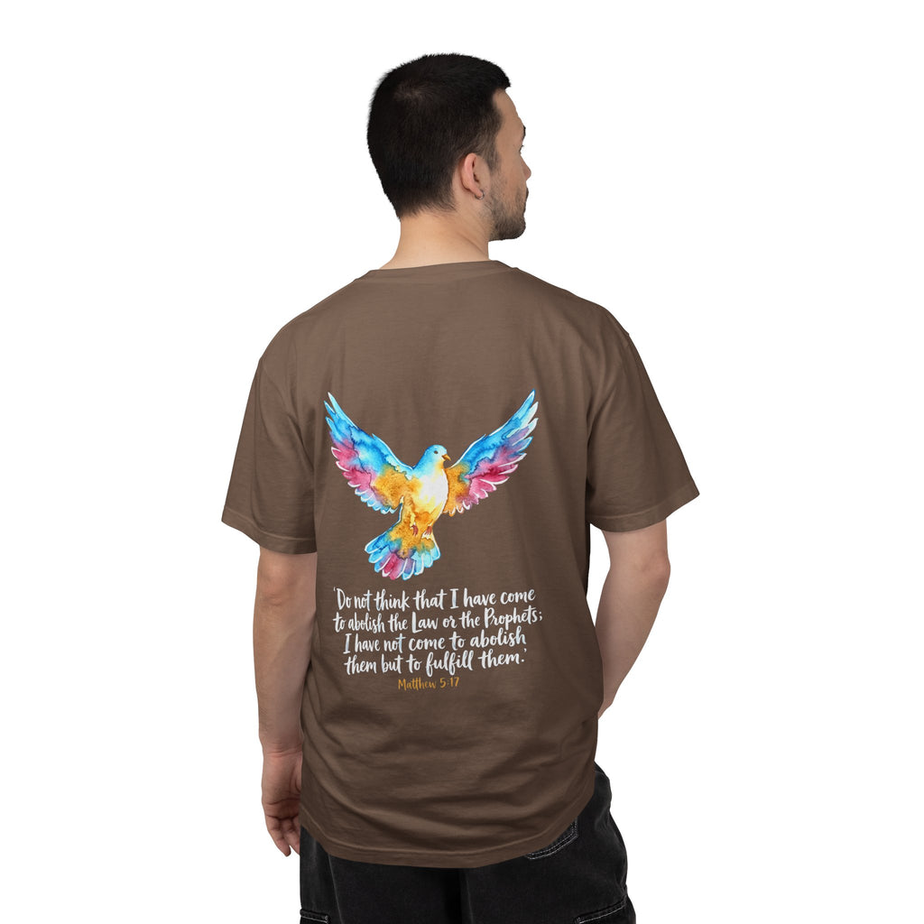 Christian Dove T-Shirt — Matthew 5:17 Bible Verse Tee