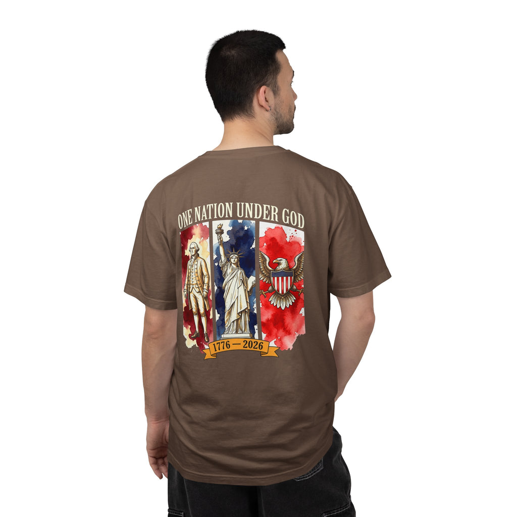 America "One Nation Under God" T-Shirt — Patriotic 1776–2026 Memorial Tee