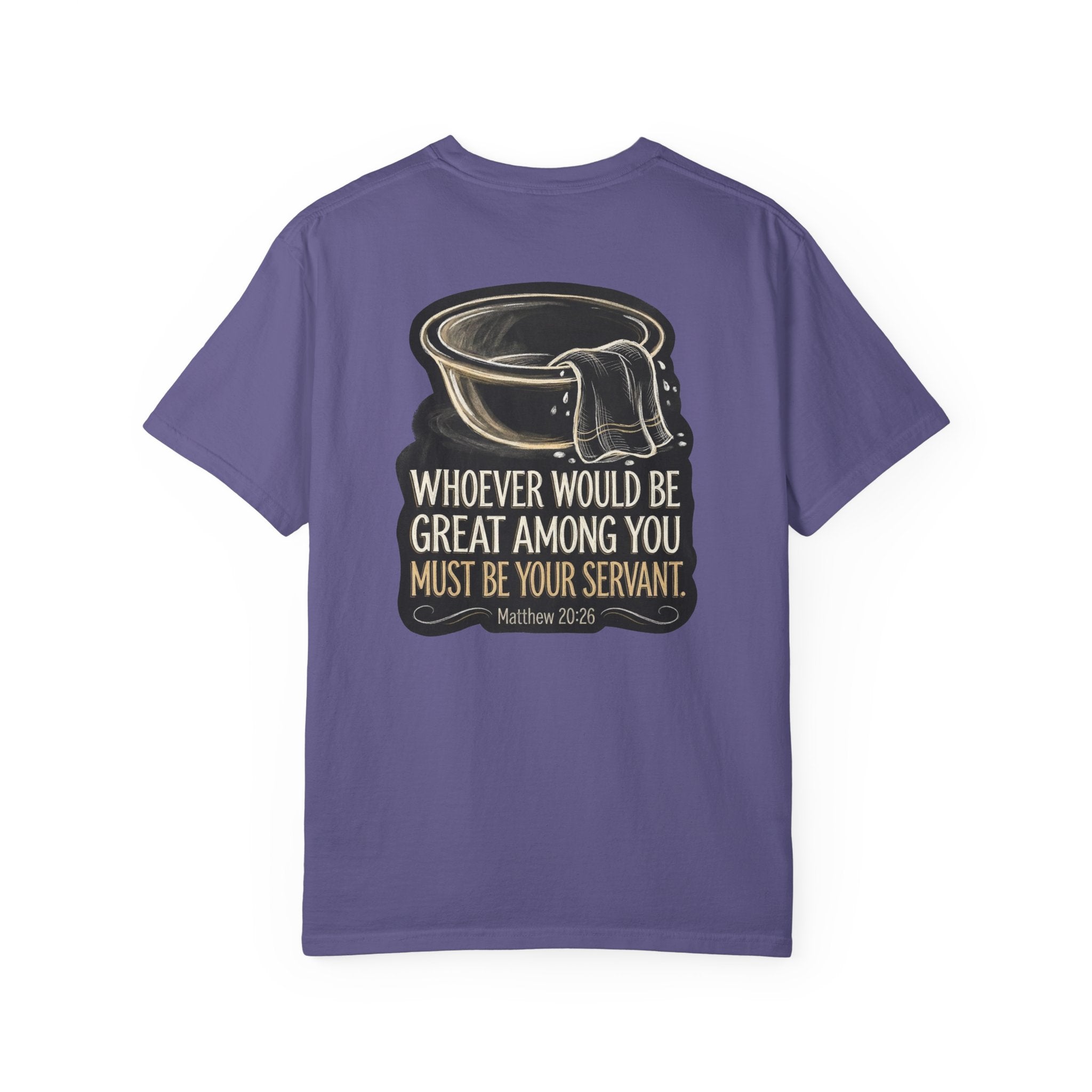 Great among you T-shirt | Christian Cross Tee ALT LIGHT