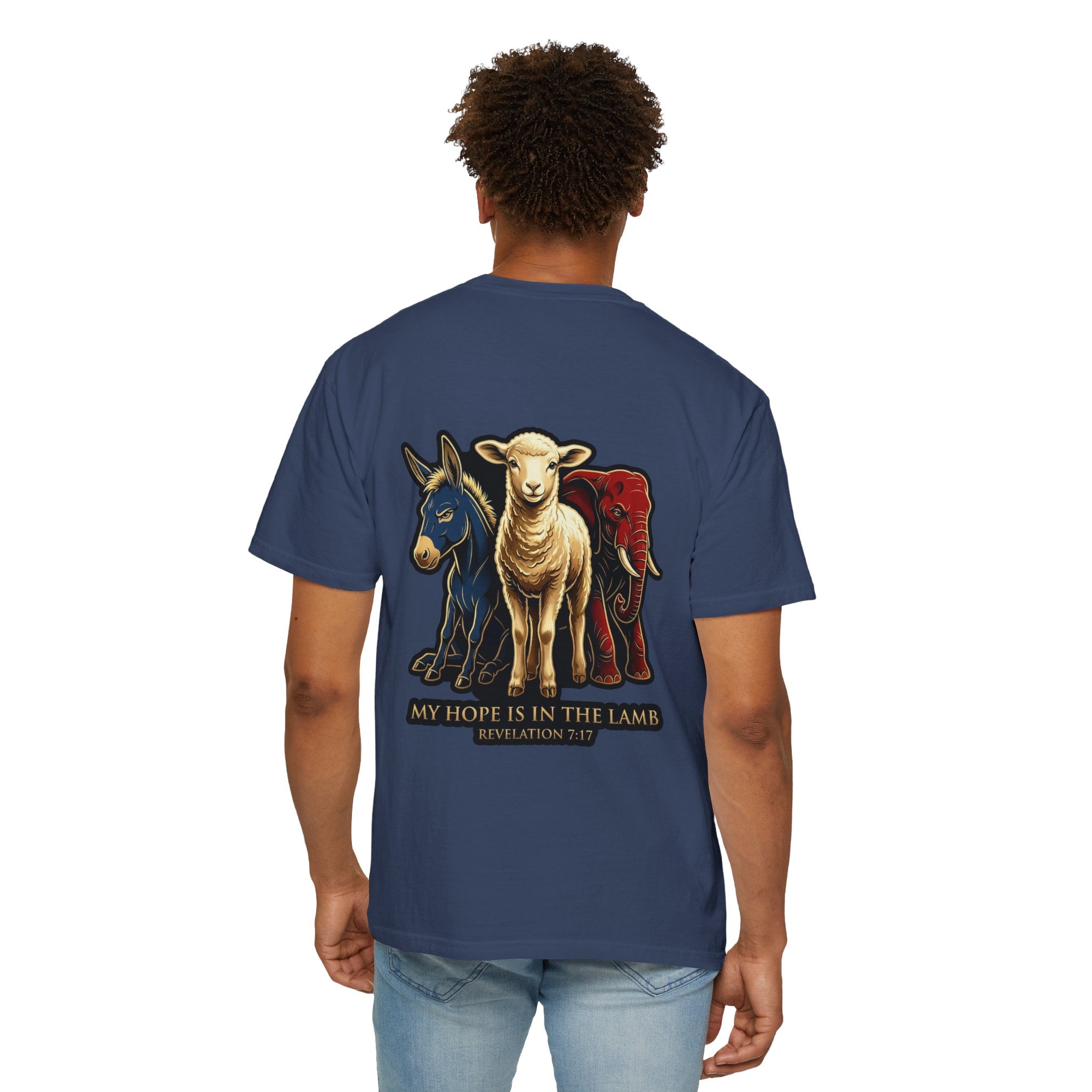 Christian Lamb Tee — "My Hope Is In The Lamb" Graphic T-Shirt