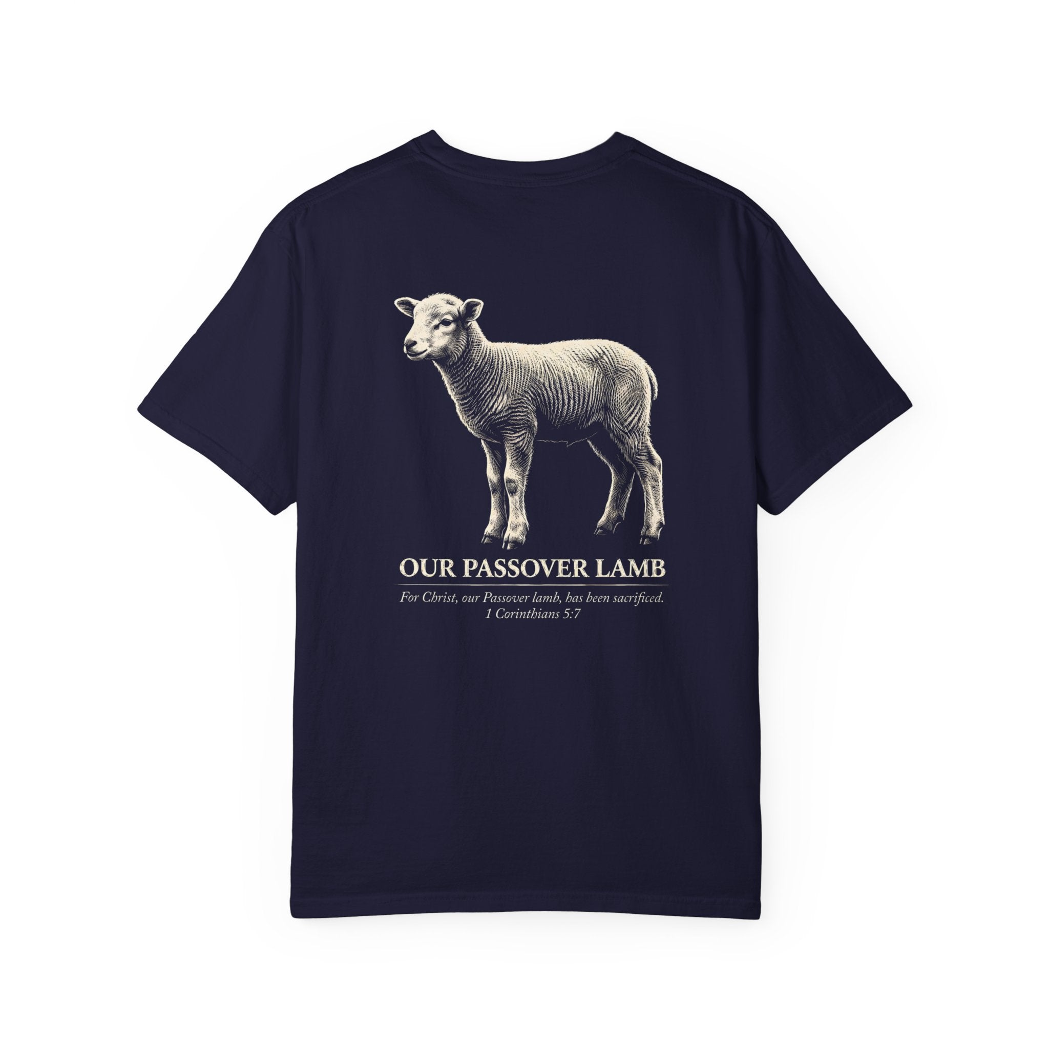 Passover Lamb T-Shirt — 'Our Passover Lamb' Religious Graphic Tee