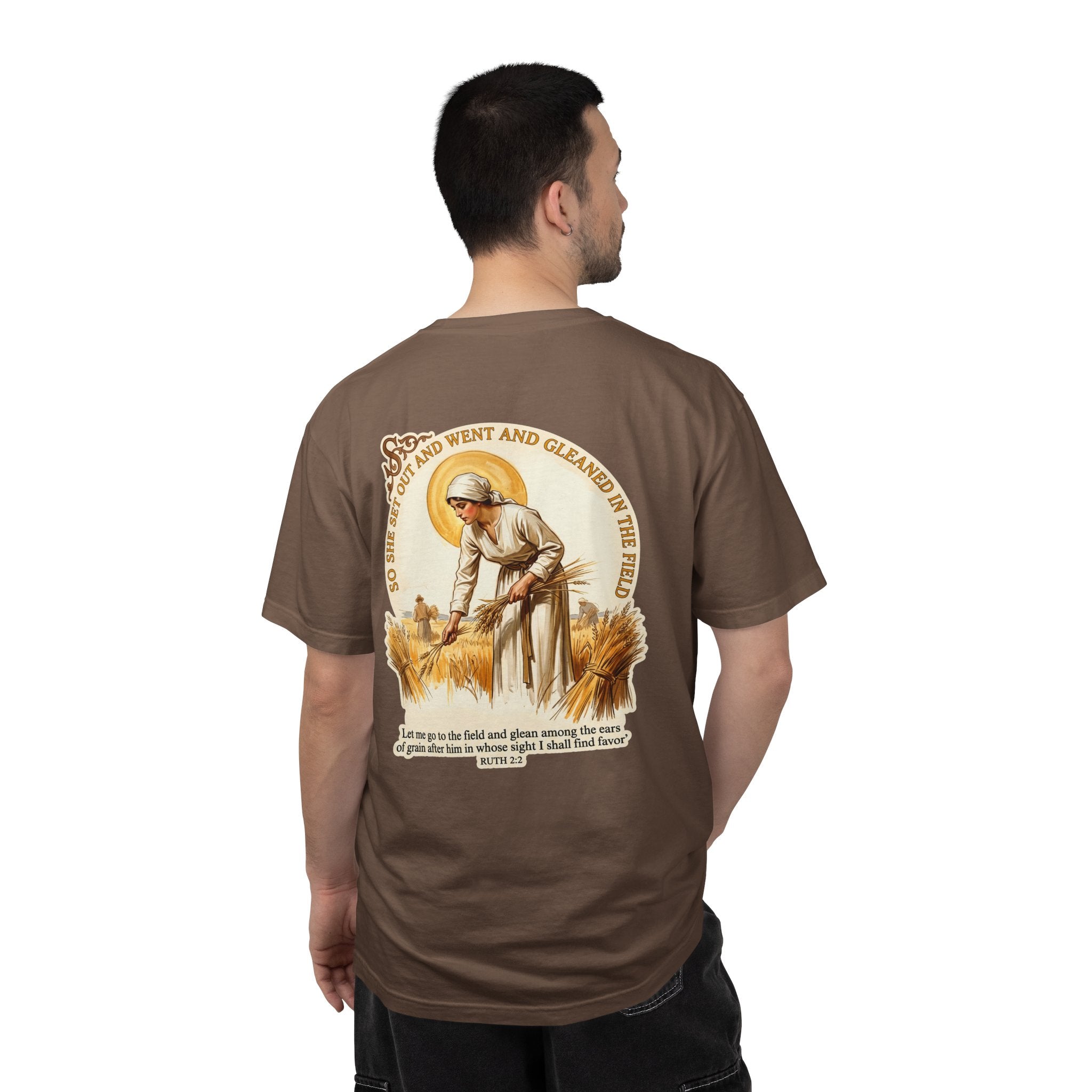 Christian Cross T-Shirt — Vintage Ruth Gleaning Graphic Tee