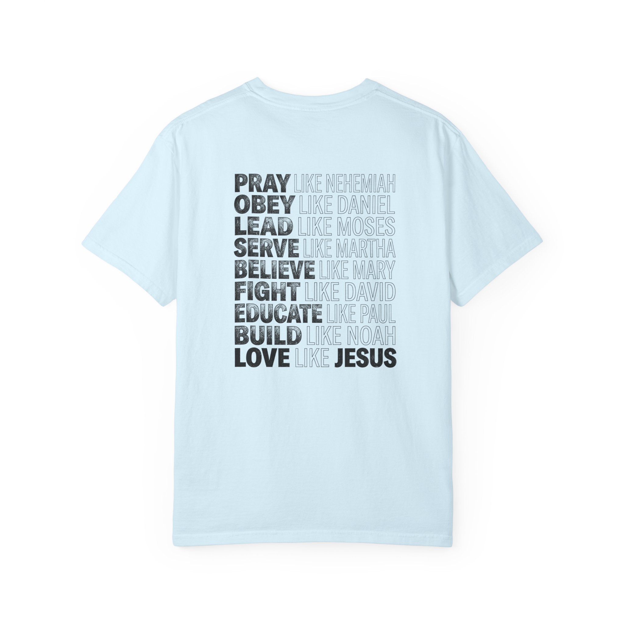 Copy of Religious Graphic T-Shirt — “As It Is Written: There Is None Righteous, Not One” with Cross