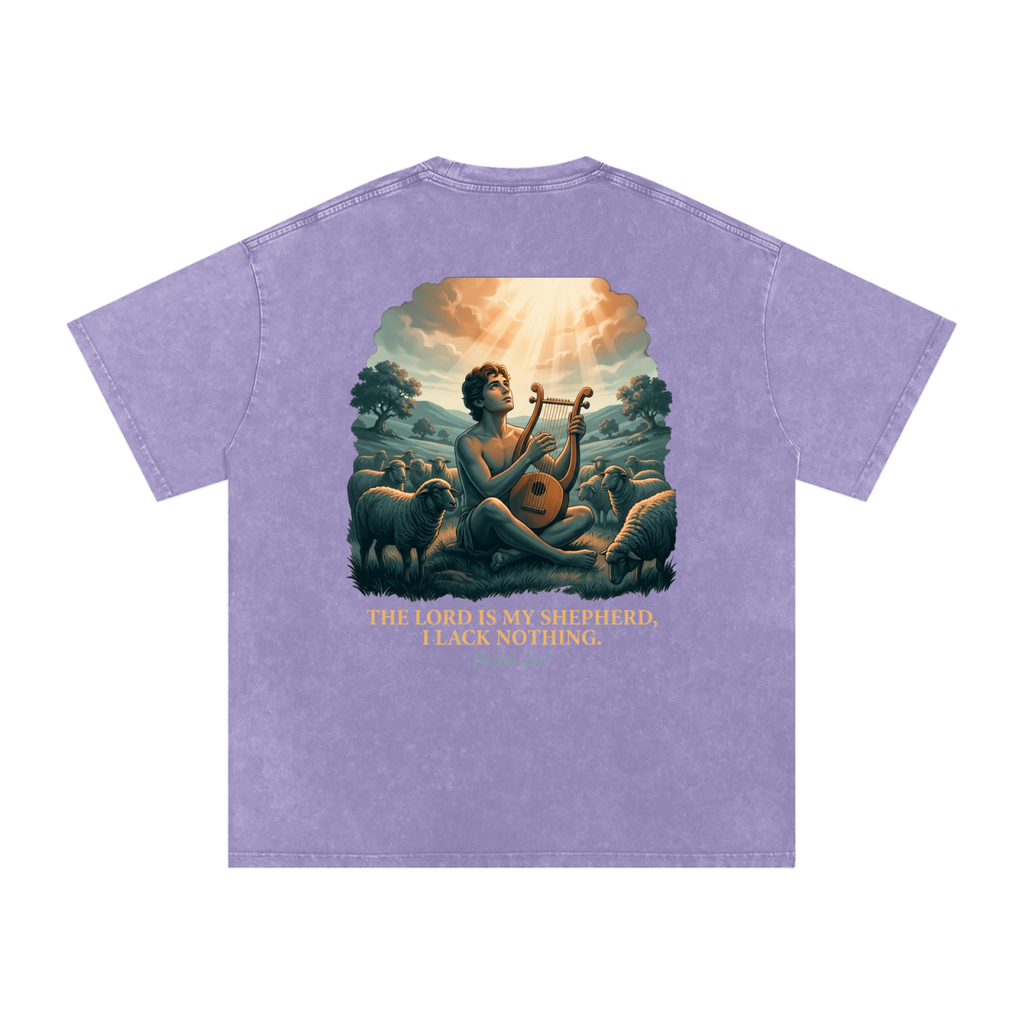 David Snow Washed Oversized Cotton T-Shirt