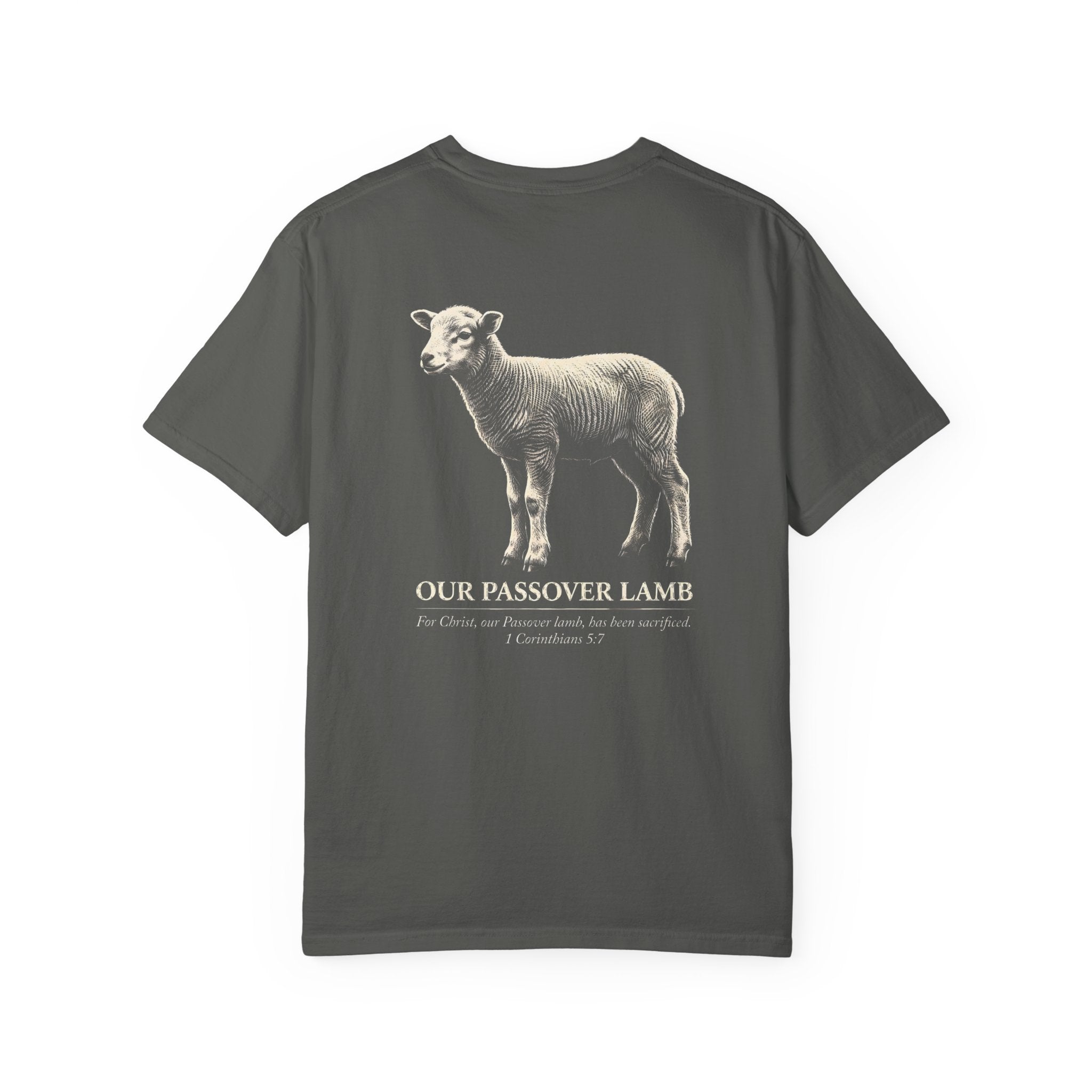 Passover Lamb T-Shirt — 'Our Passover Lamb' Religious Graphic Tee