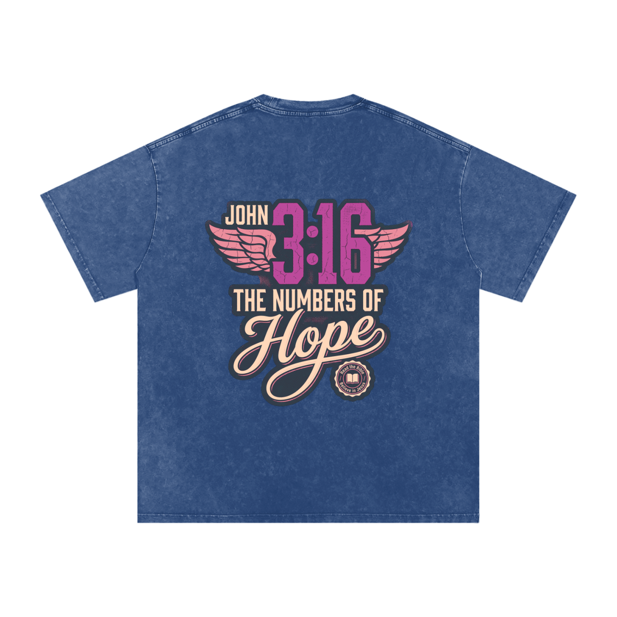 316 Snow Washed Oversized Cotton T-Shirt