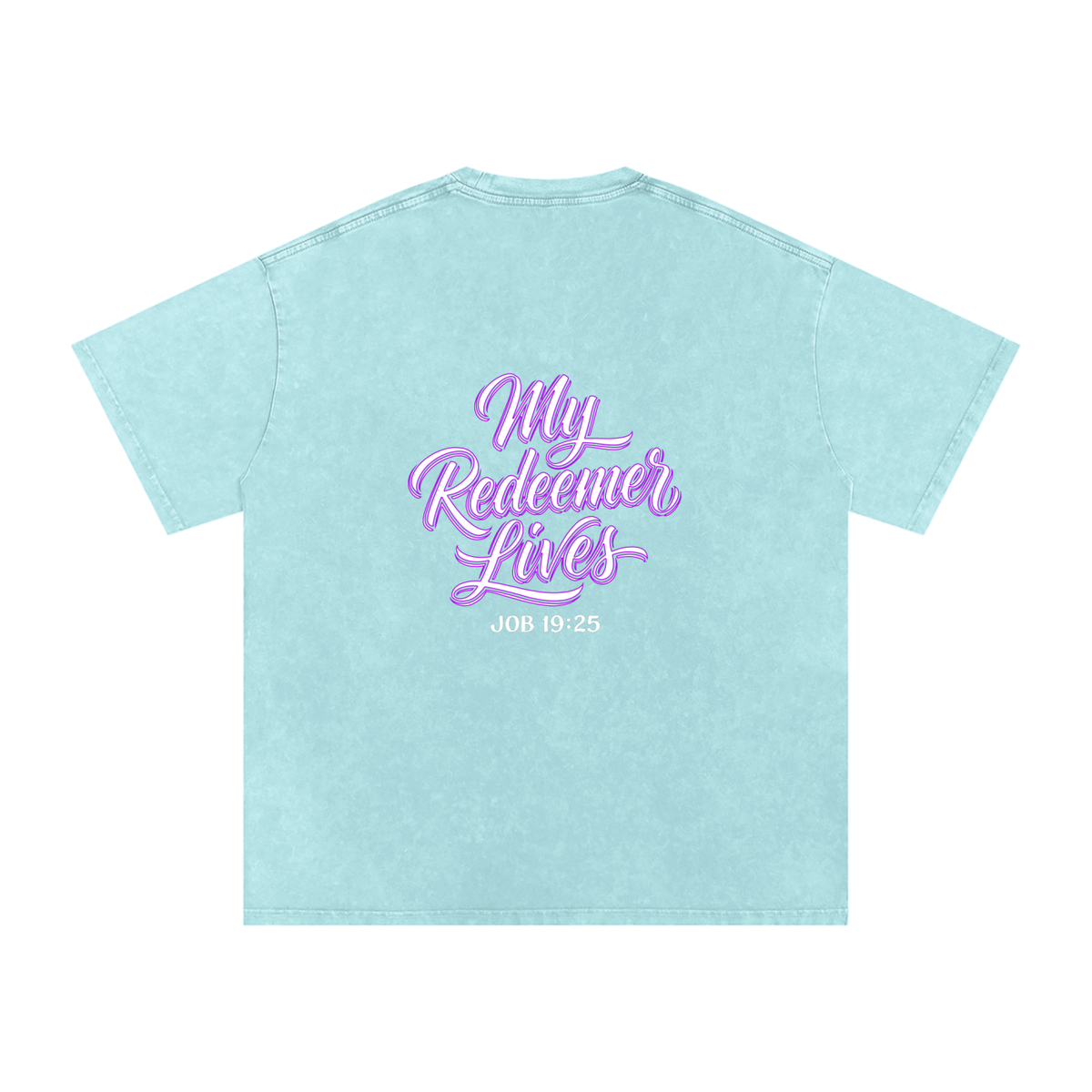 Redeemer Snow Washed Oversized Cotton T-Shirt