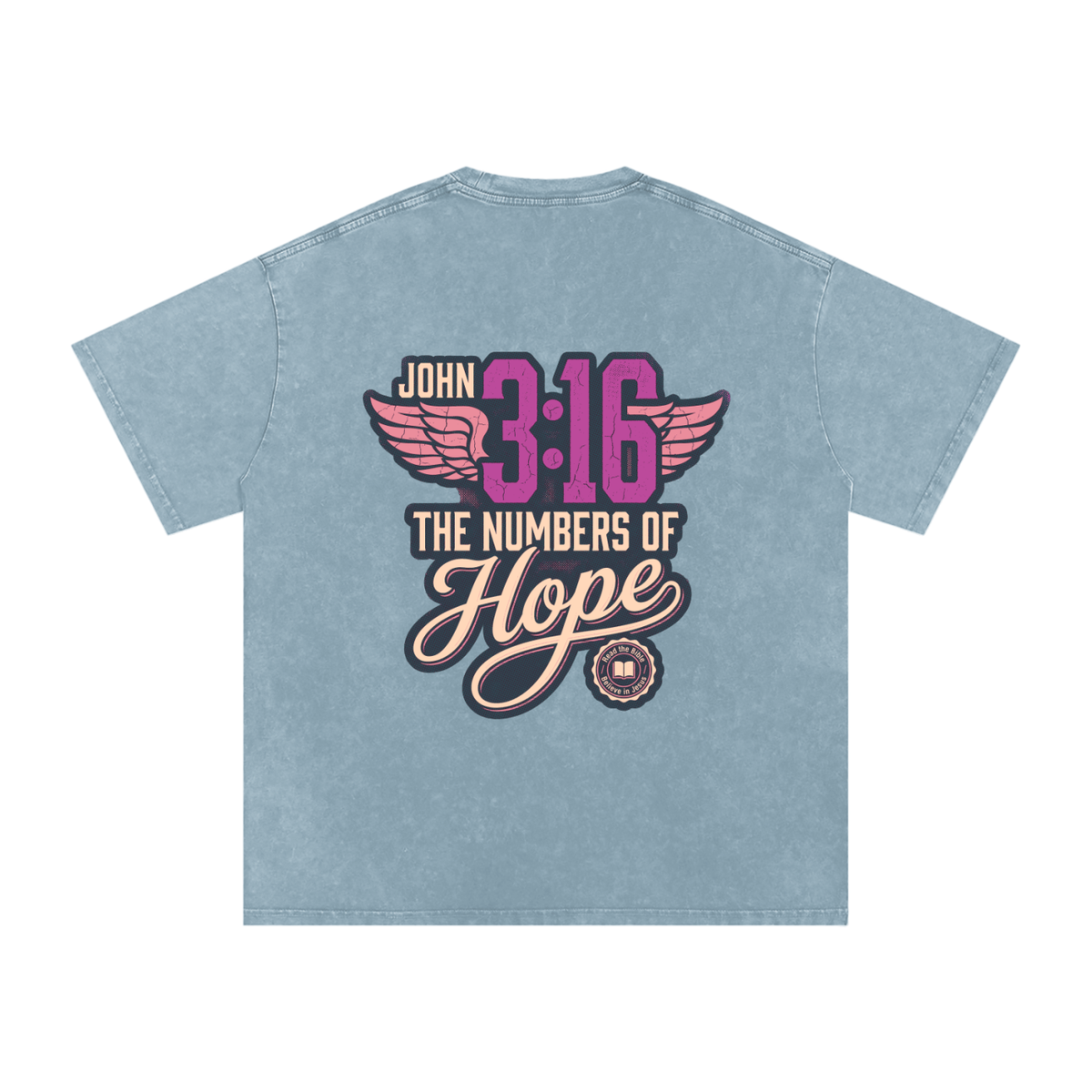316 Snow Washed Oversized Cotton T-Shirt